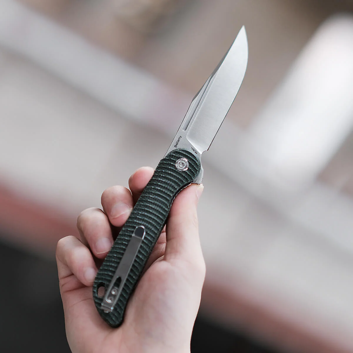 Bellamy - Liner Lock Knife (3.44" 154CM Blade & Micarta Handle) - BL31M5 - Image 5