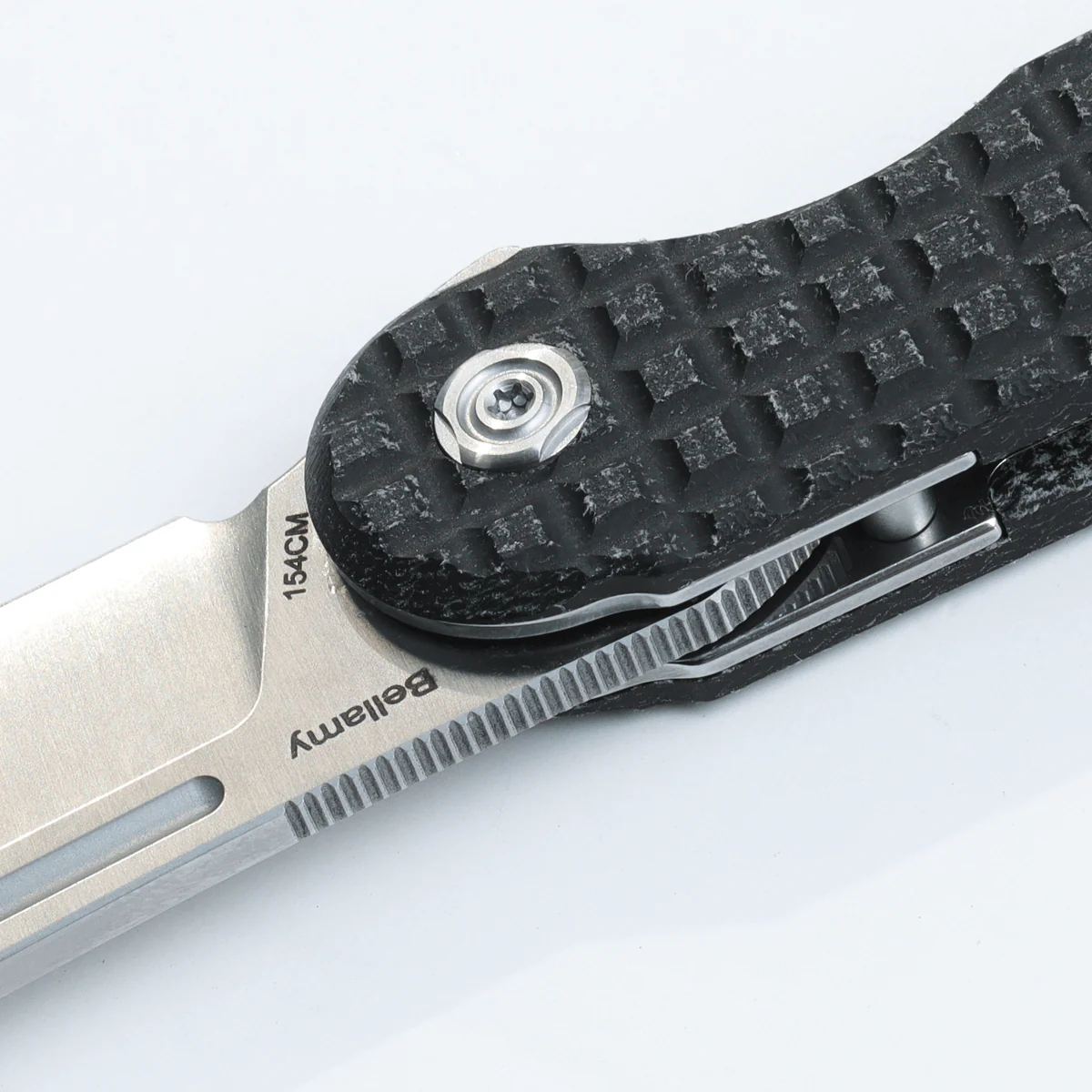 Bellamy - Liner Lock Knife (3.44" 154CM Blade & Micarta Handle) - BL31M3 - Image 8