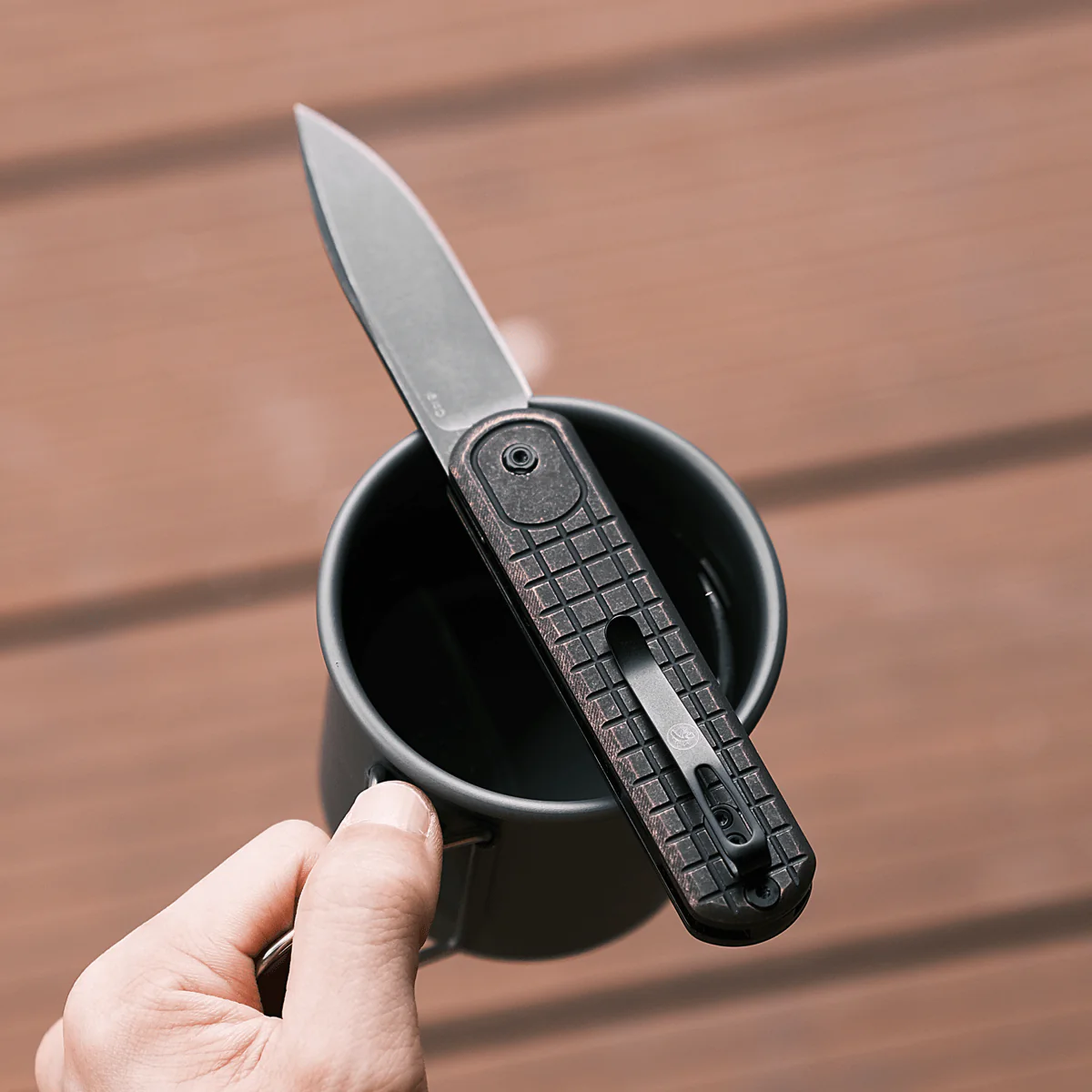 Corgi® - Trek Lock Knife (2.99" Nitro-V Blade & Copper Handle) - CG29NTORF - Image 6