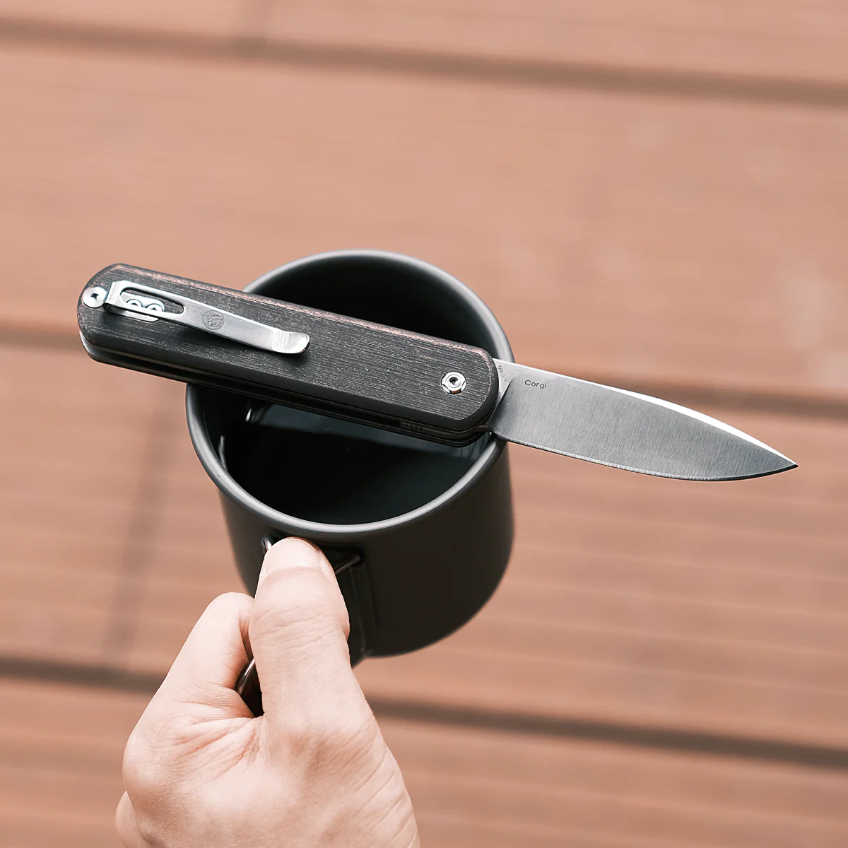 Corgi® - Trek Lock Knife (2.99" Nitro-V Blade & Copper Handle) - CG29NTOR - Image 6