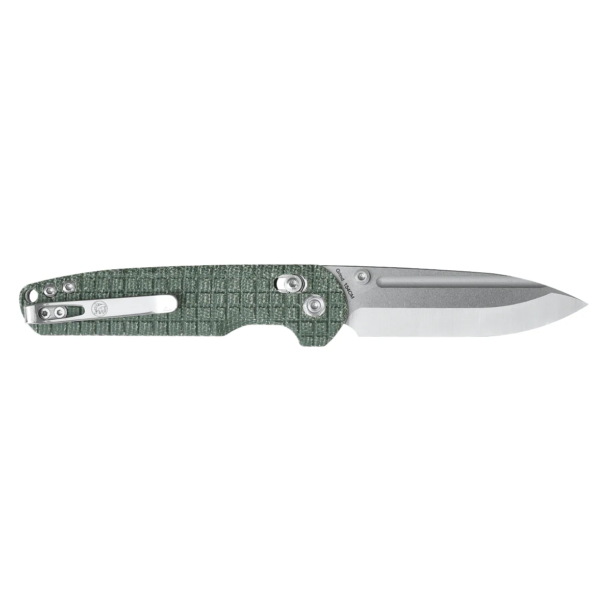 Grind - Crossbar Lock Knife (3.25" 154CM Blade & Micarta Handle) - Image 11