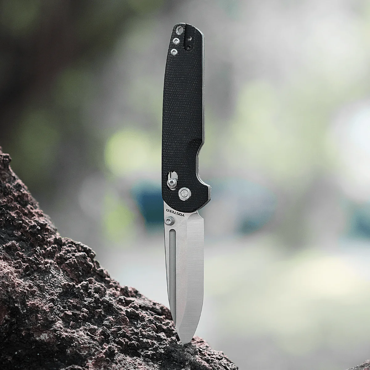 Grind - Crossbar Lock Knife (3.25" 154CM Blade & Micarta Handle) - Image 16
