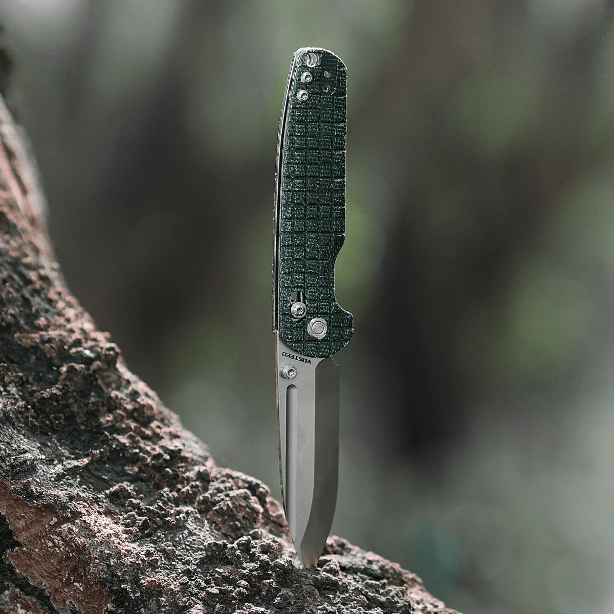Grind - Crossbar Lock Knife (3.25" 154CM Blade & Micarta Handle) - Image 9