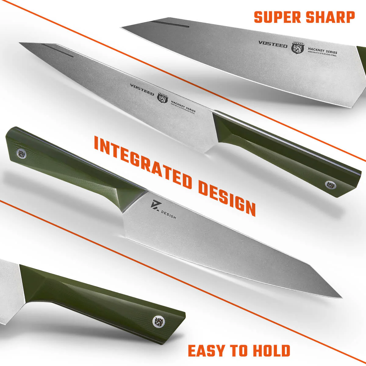 Hackney Chef's Knife 8" - Image 4