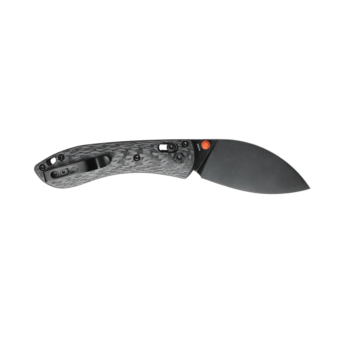 Mini Nightshade - Shilin Cutter - Crossbar Lock Knife (2.6" S35VN Blade & Carbon Fiber Handle) - A0202 - Image 3