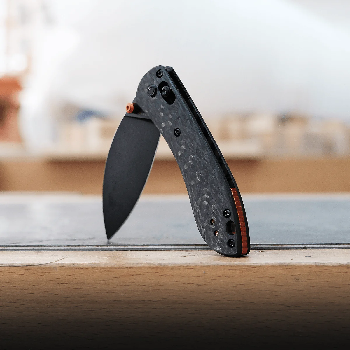 Mini Nightshade - Shilin Cutter - Crossbar Lock Knife (2.6" S35VN Blade & Carbon Fiber Handle) - A0202 - Image 5