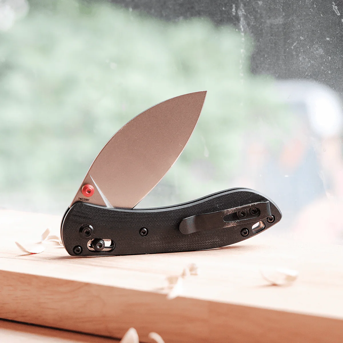 Mini Nightshade - Shilin Cutter - Crossbar Lock Knife (2.6" 14C28N Blade & G10 Handle) - A0204 - Image 6