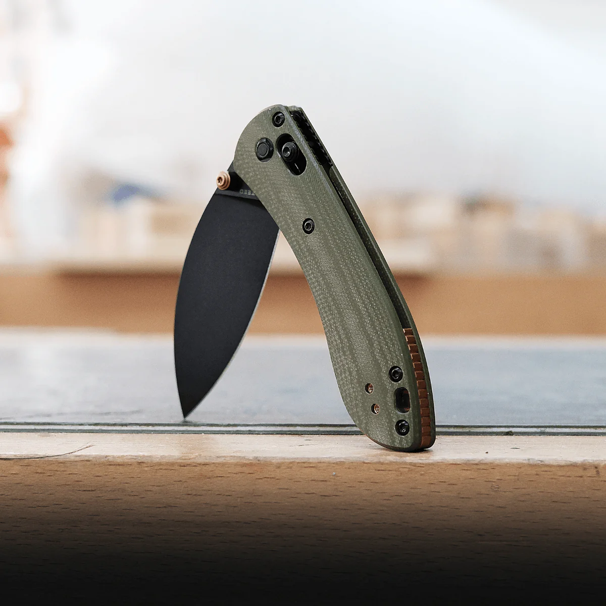 Mini Nightshade - Crossbar Lock Knife (2.6" 14C28N Blade & G10 Handle) - A0207 - Image 5
