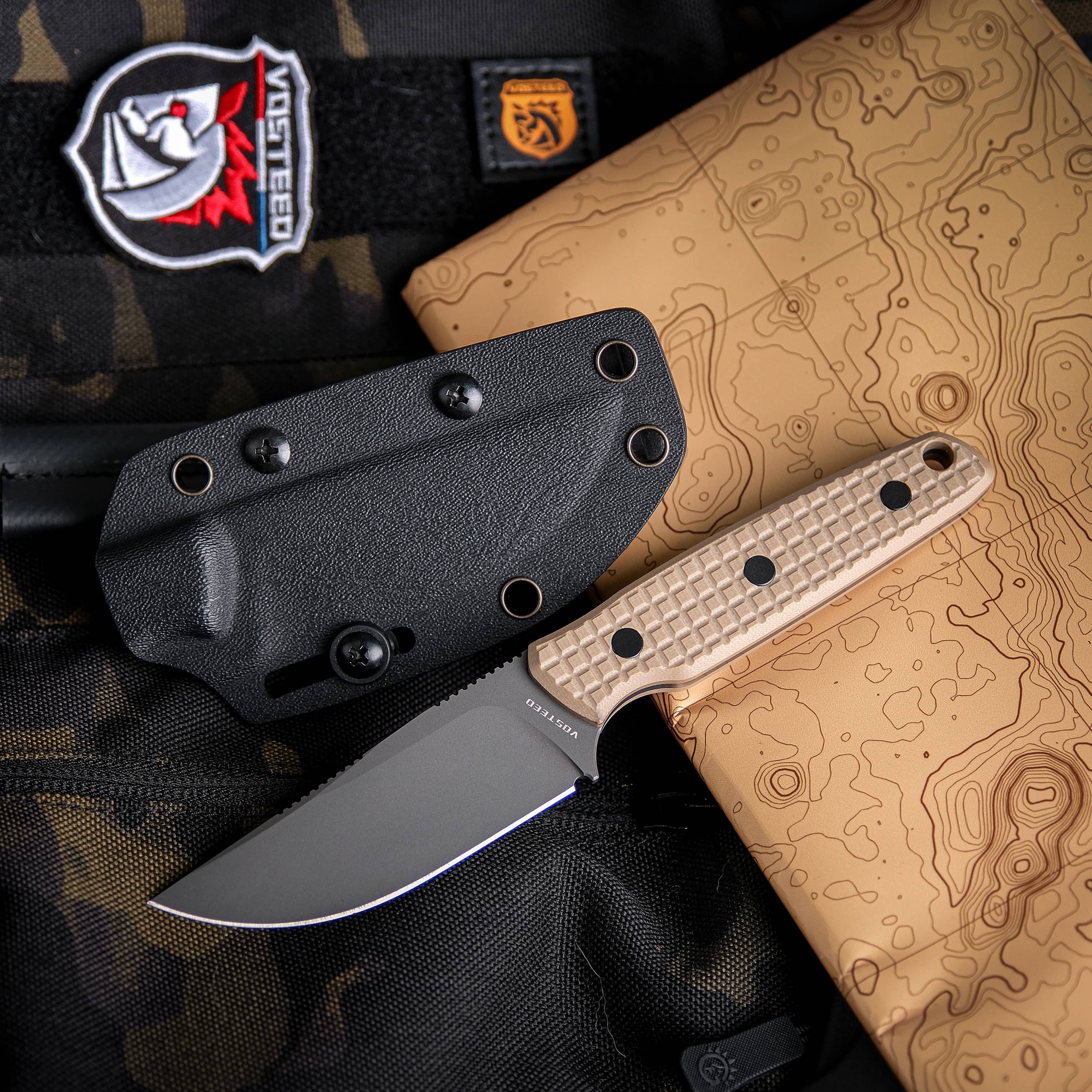 Mink - Fixed Blade Knife (3.33" 14C28N Blade & G10 Handle) - D0107 - Image 9