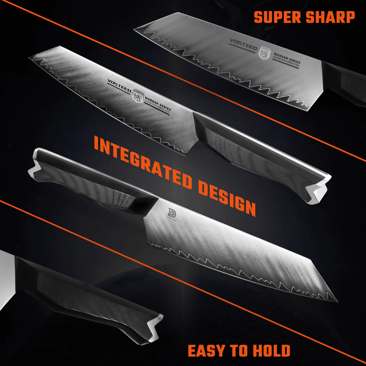 Morgan Santoku Knife 7" - Image 3