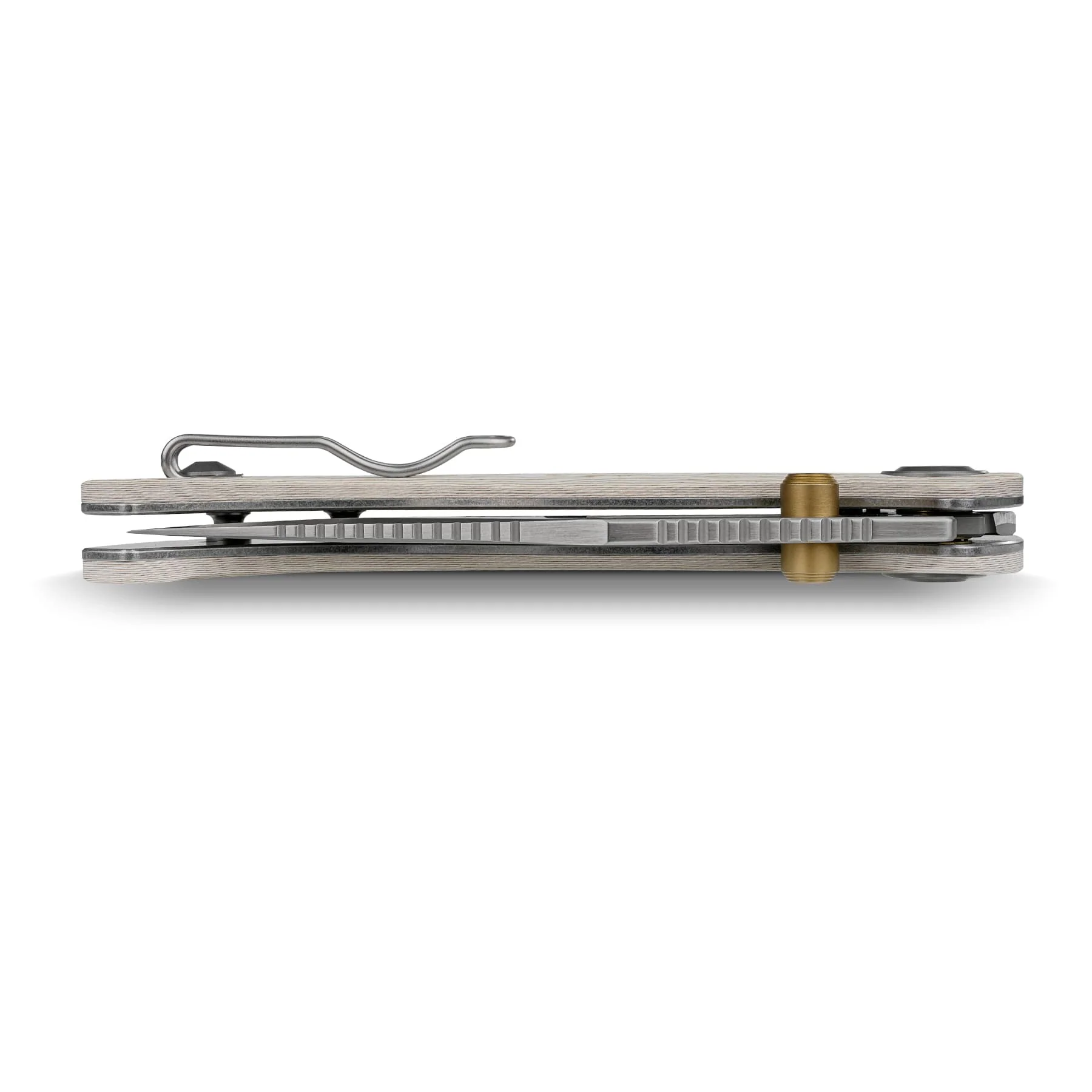 Naga- Top Liner Lock(3.47" S35VN Blade & Bamboo Micarta Handle) - A3906 - Image 4