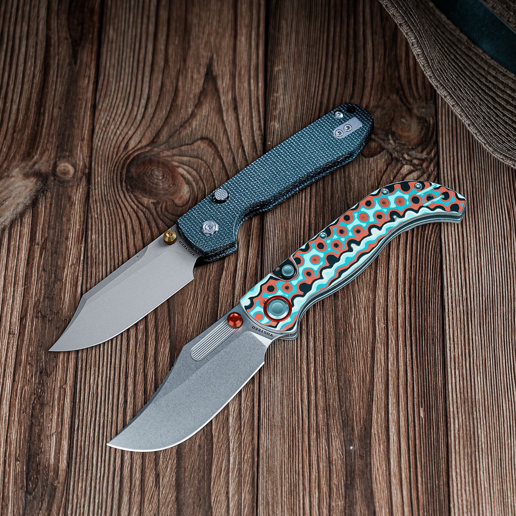 Naga- Top Liner Lock(3.47" S35VN Blade & Bamboo Micarta Handle) - A3907 - Image 19