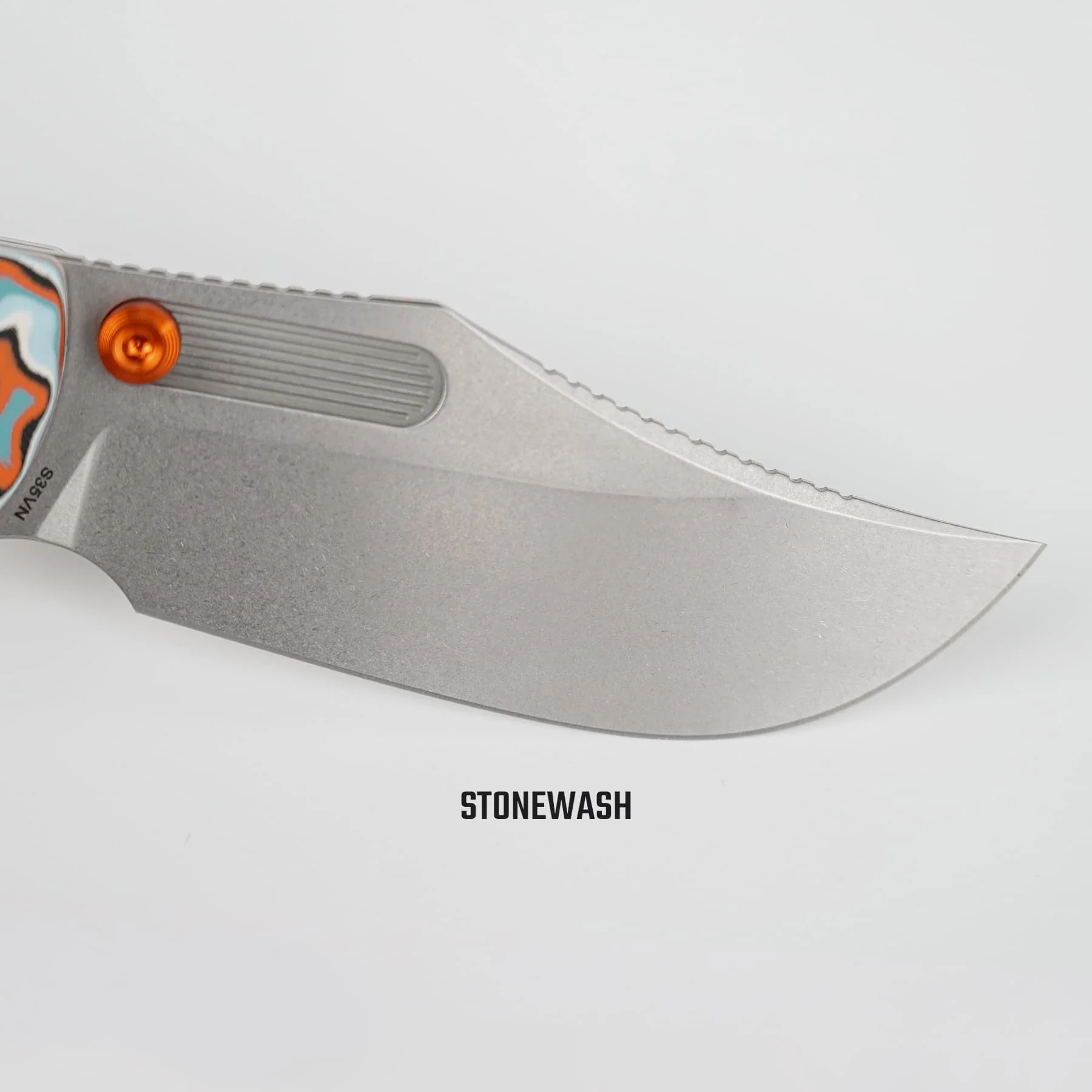 Naga- Top Liner Lock(3.47" S35VN Blade & Bamboo Micarta Handle) - A3907 - Image 6