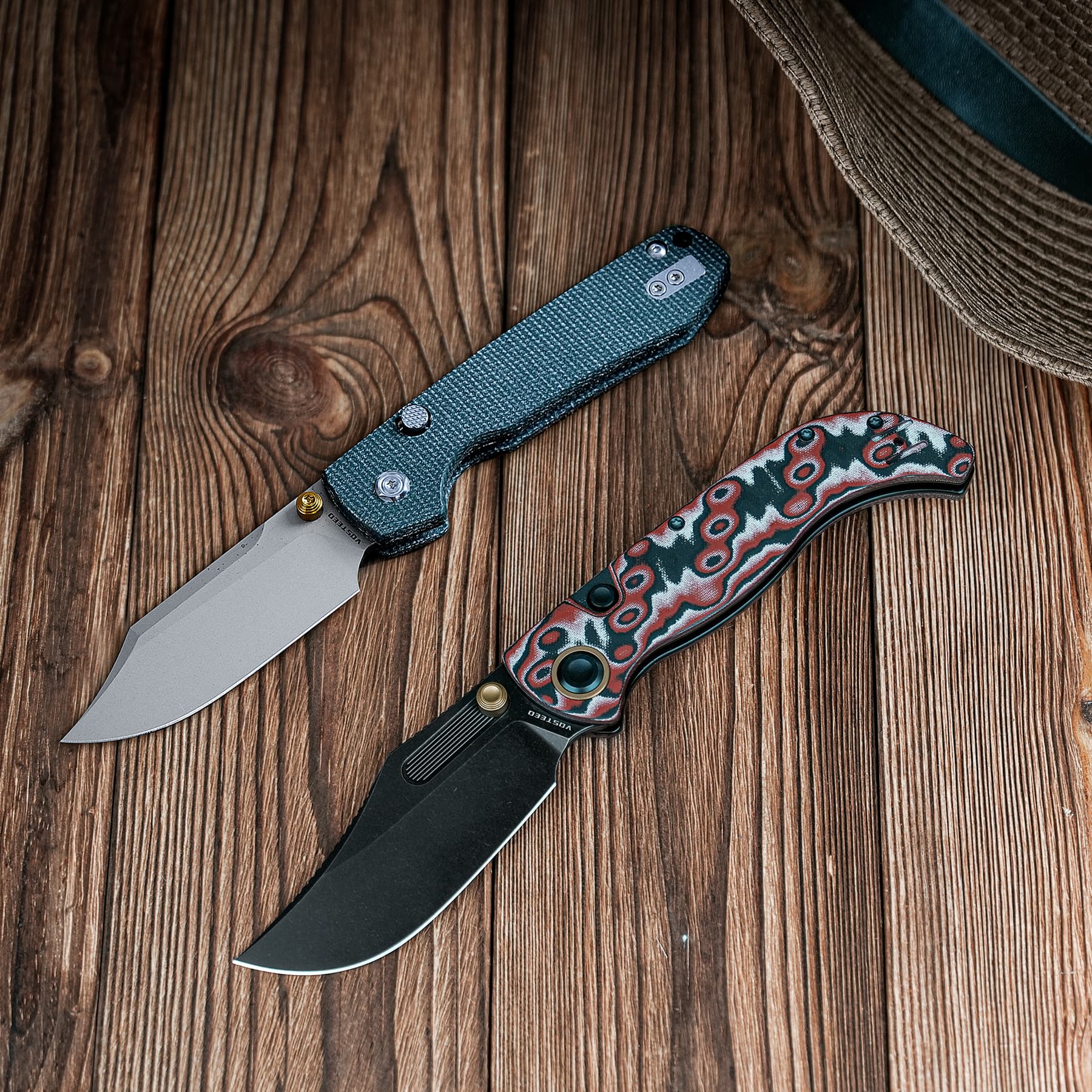 Naga- Top Liner Lock(3.47" S35VN Blade & Bamboo Micarta Handle) - A3908 - Image 19