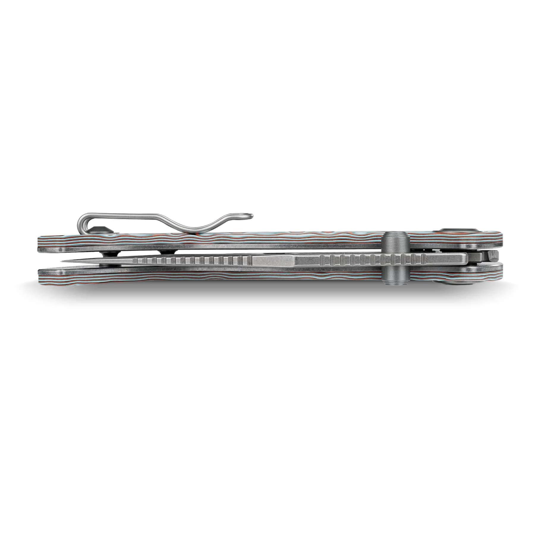 Naga- Top Liner Lock(3.47" S35VN Blade & Bamboo Micarta Handle) - A3908 - Image 4
