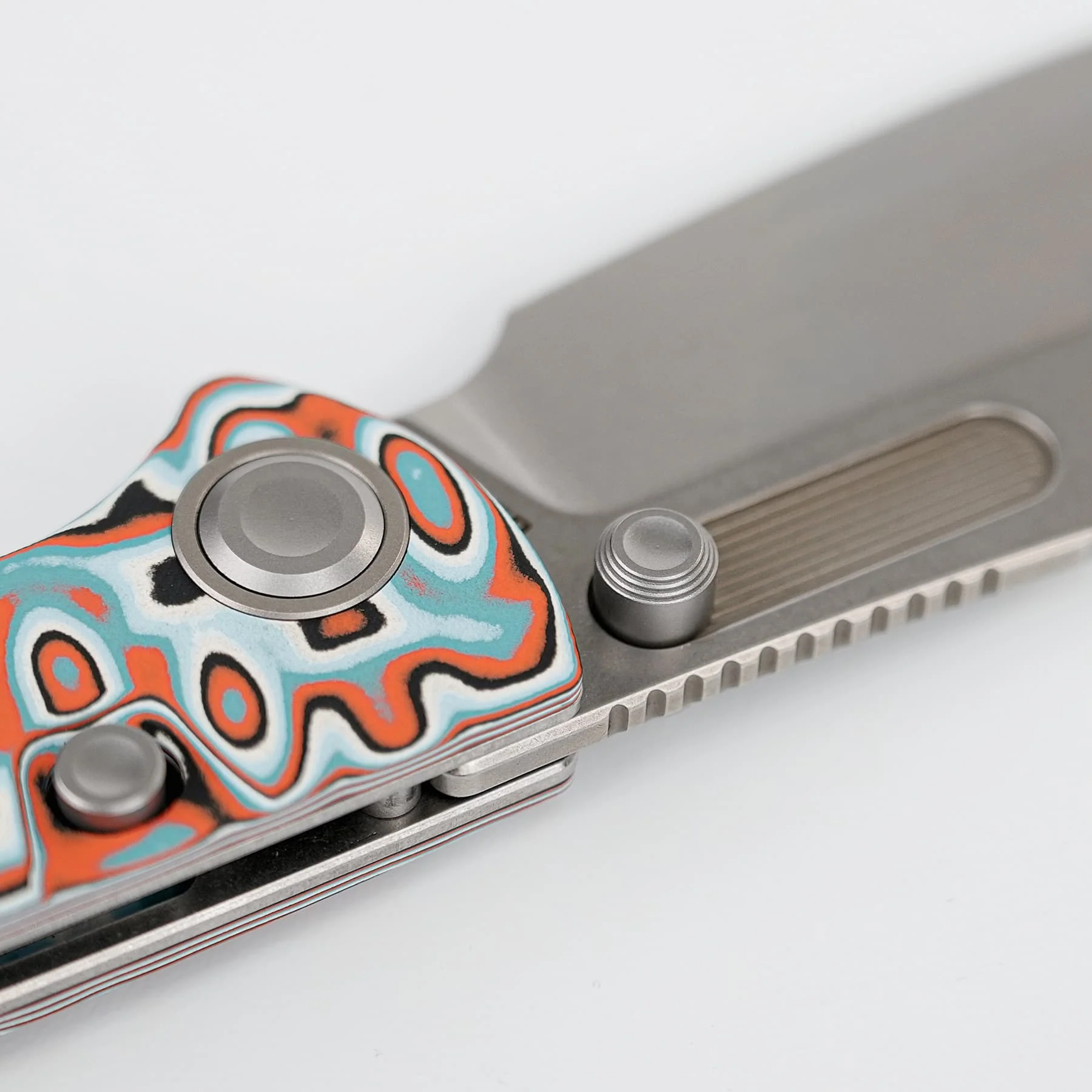 Naga- Top Liner Lock(3.47" S35VN Blade & Bamboo Micarta Handle) - A3908 - Image 7