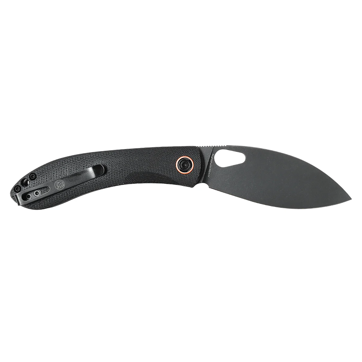 Nightshade® TH - Shilin Cutter - Liner Lock Knife (3.26" Nitro-V Blade & Micarta Handle) - NSTH32NPMK - Image 3