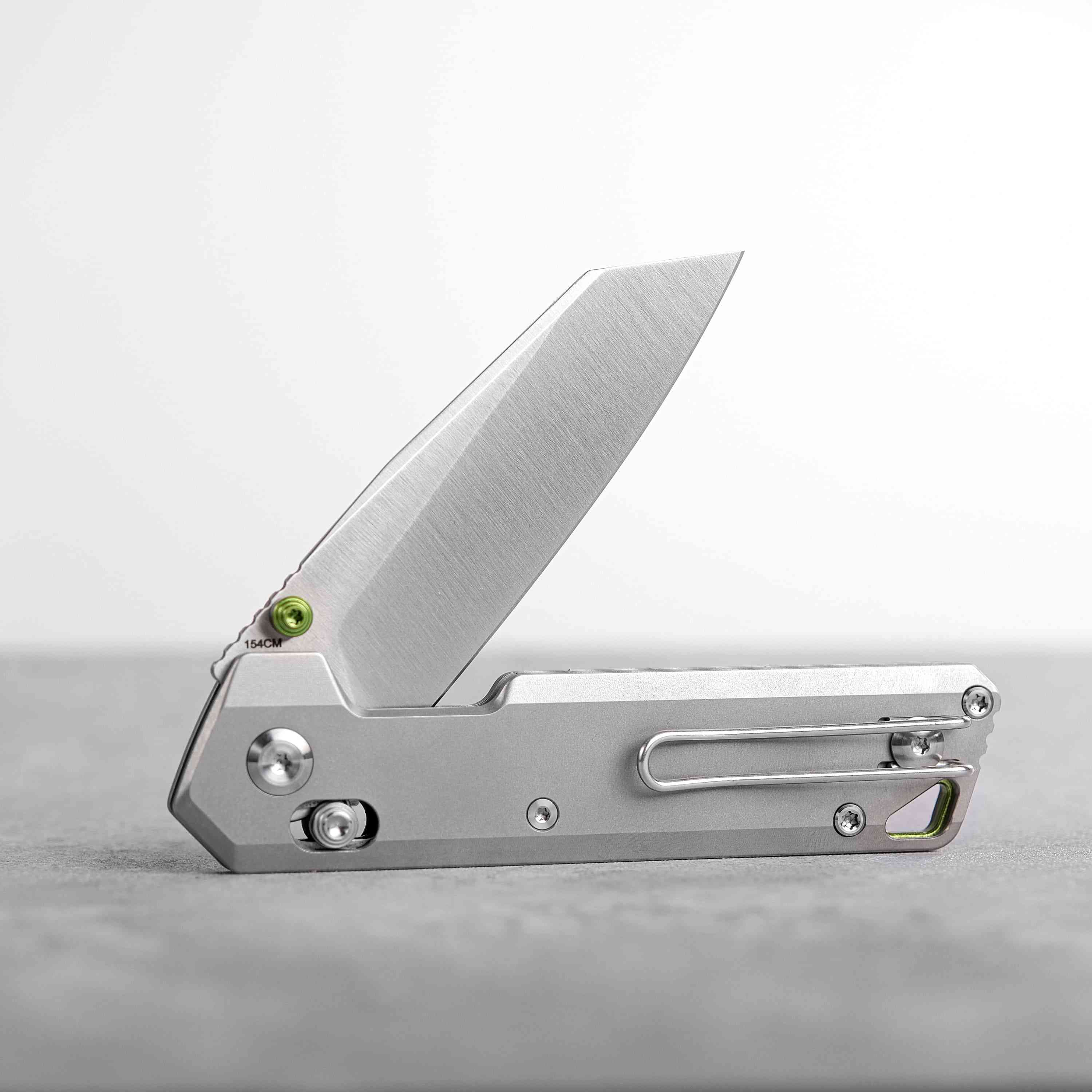 Parallel- Crossbar lock (2.90" 154CM Blade & Titanium Handle) - A3503 - Image 13
