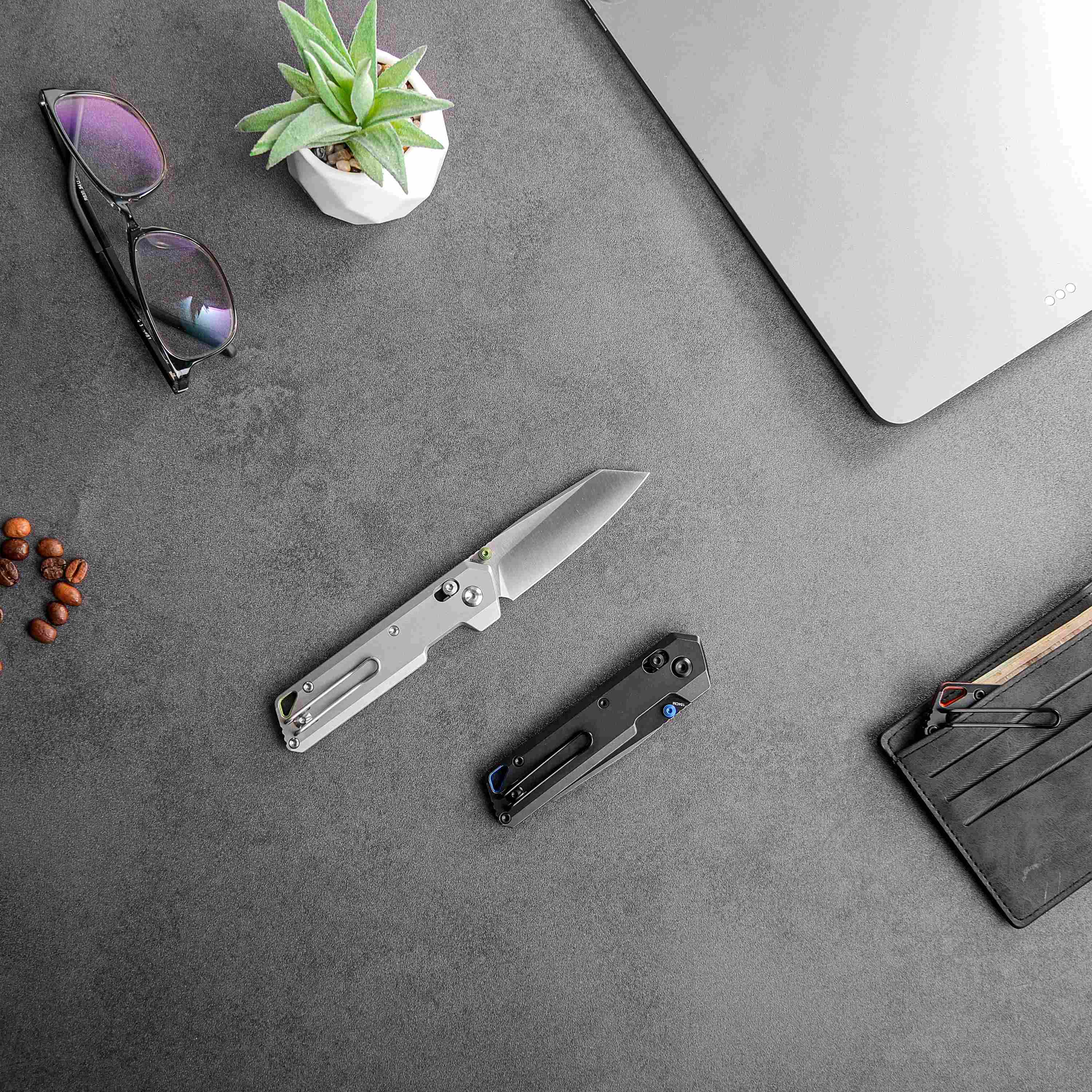 Parallel- Crossbar lock (2.90" 154CM Blade & Titanium Handle) - A3503 - Image 15