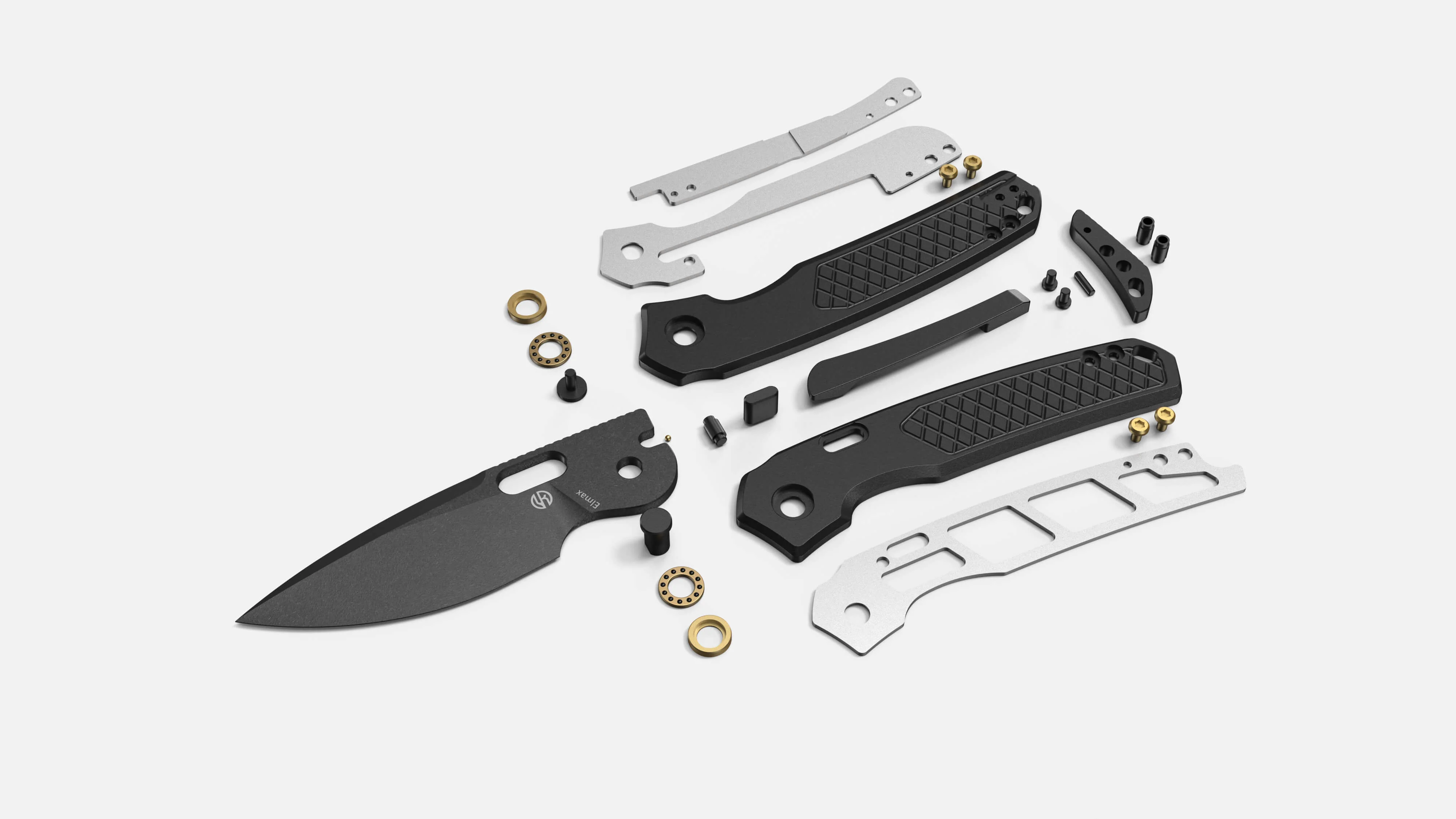 Psyop - Top Liner Lock (3.32" Elmax Blade & Titanium Handle) - A2201 - Image 12