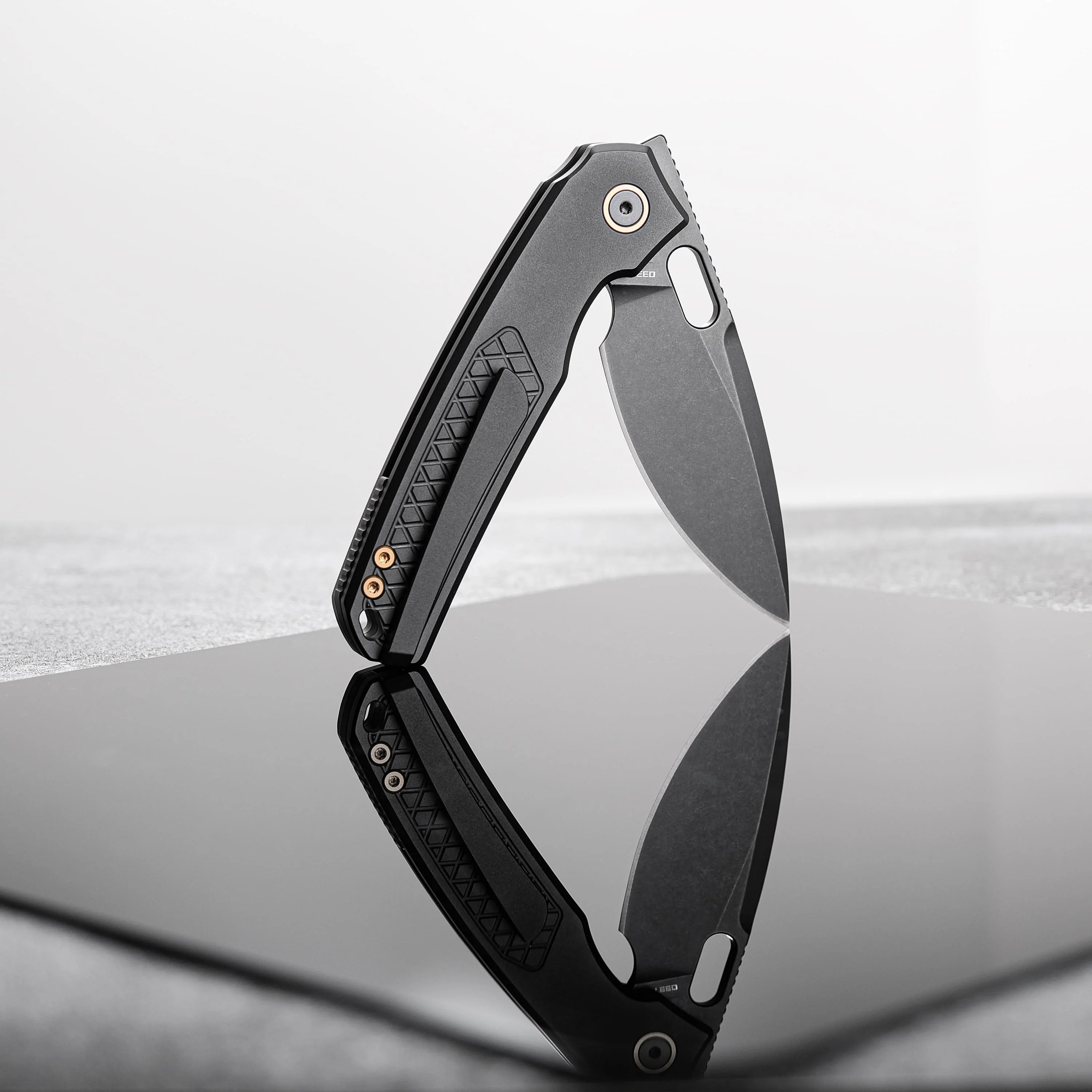 Psyop - Top Liner Lock (3.32" Elmax Blade & Titanium Handle) - A2201 - Image 6
