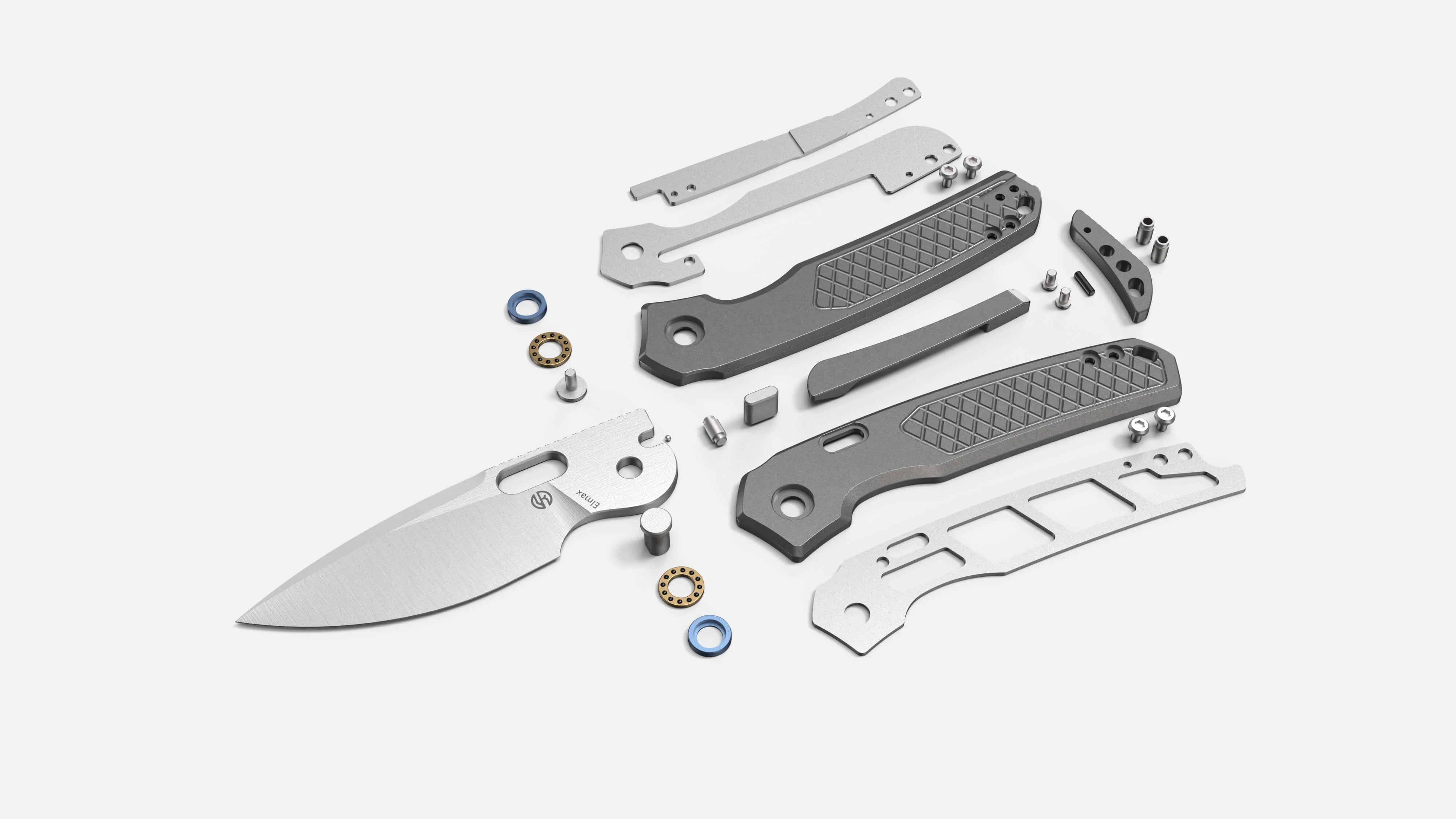Psyop - Top Liner Lock (3.32" Elmax Blade & Titanium Handle) - A2202 - Image 13