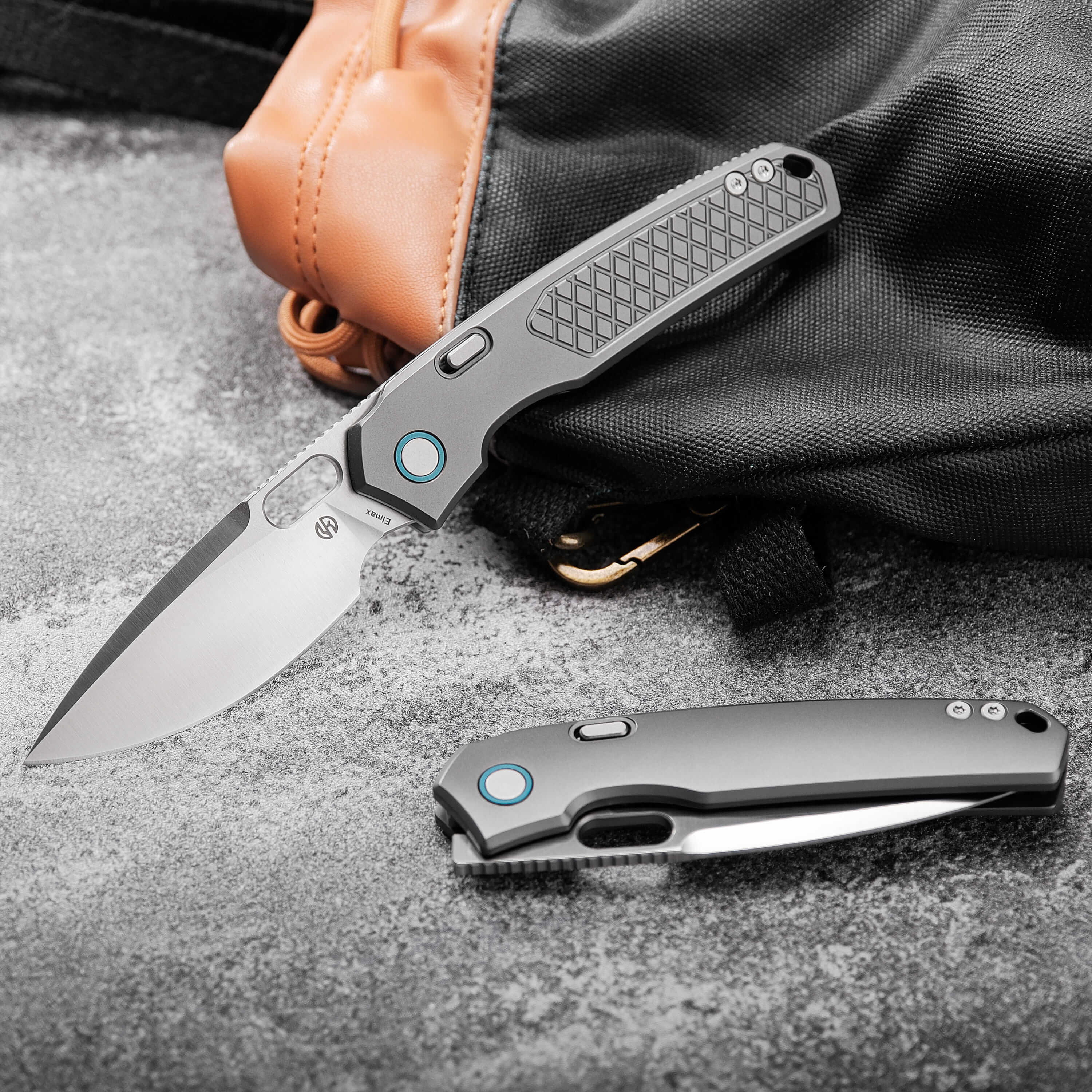 Psyop - Top Liner Lock (3.32" Elmax Blade & Titanium Handle) - A2202 - Image 9