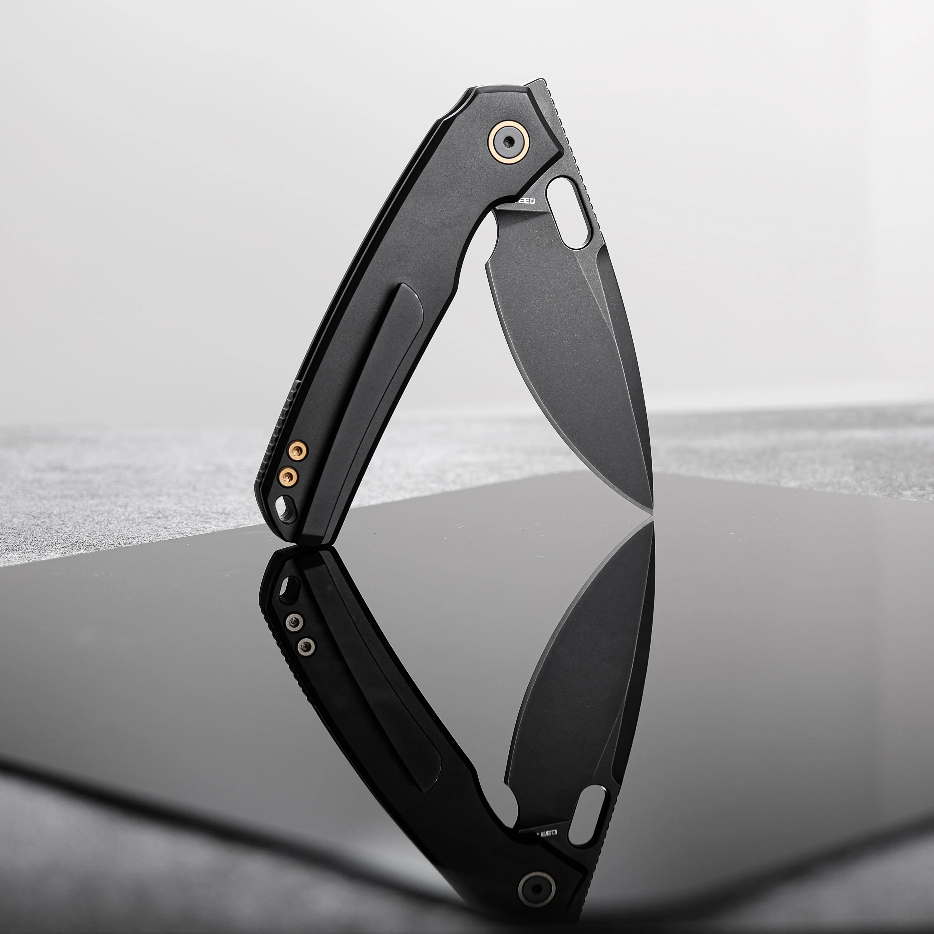 Psyop - Top Liner Lock Knife (3.32" Elmax Blade & Titanium Handle) - A2203 - Image 6