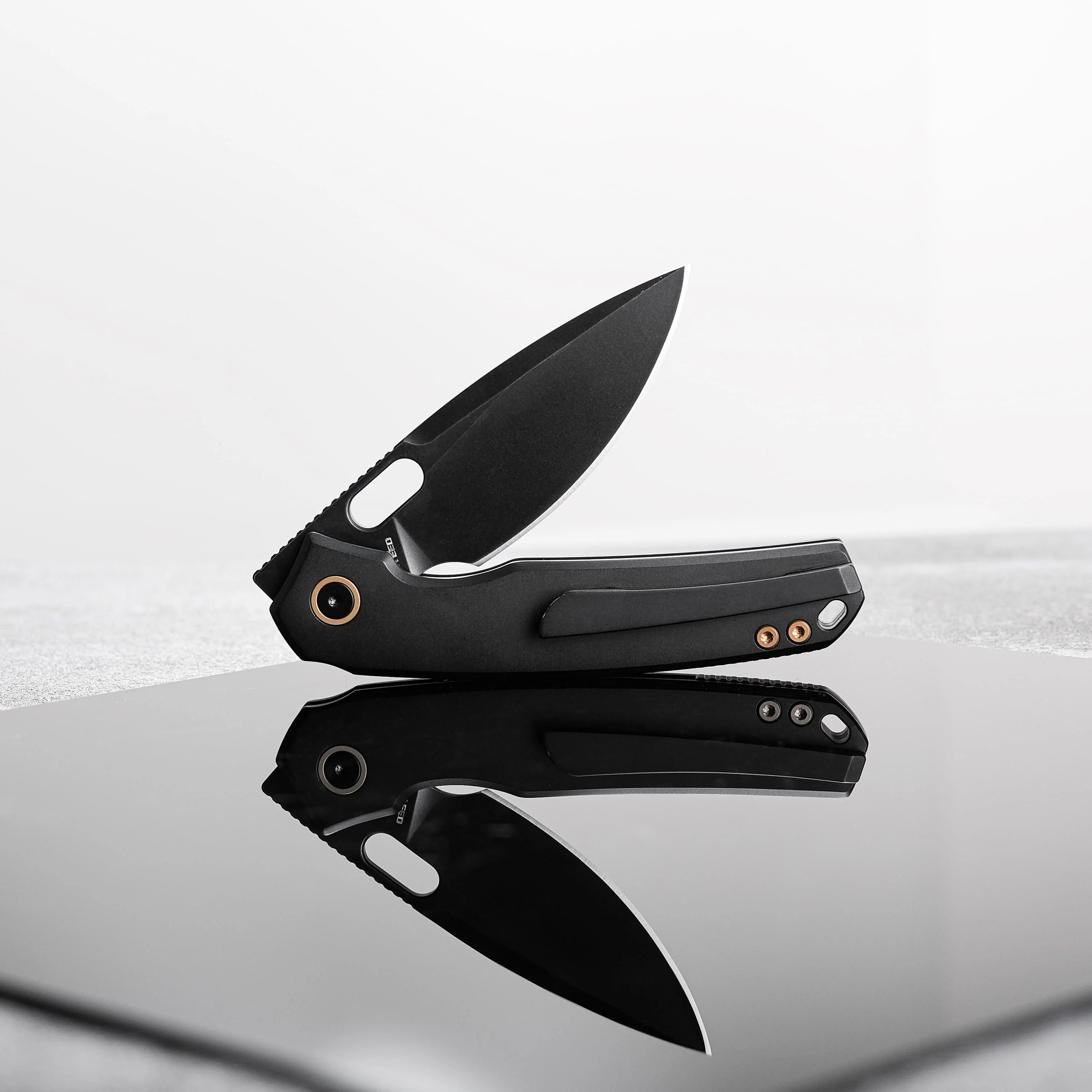 Psyop - Top Liner Lock Knife (3.32" Elmax Blade & Titanium Handle) - A2203 - Image 7