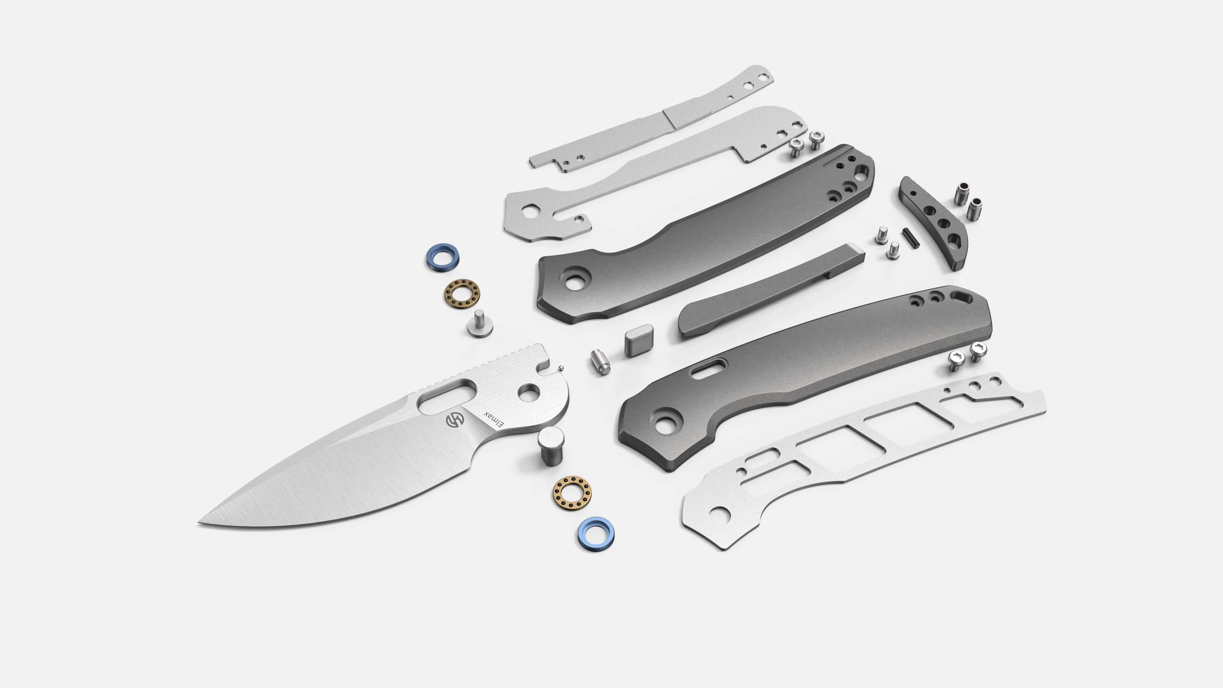Psyop - Top Liner Lock (3.32" Elmax Blade & Titanium Handle) - A2204 - Image 13