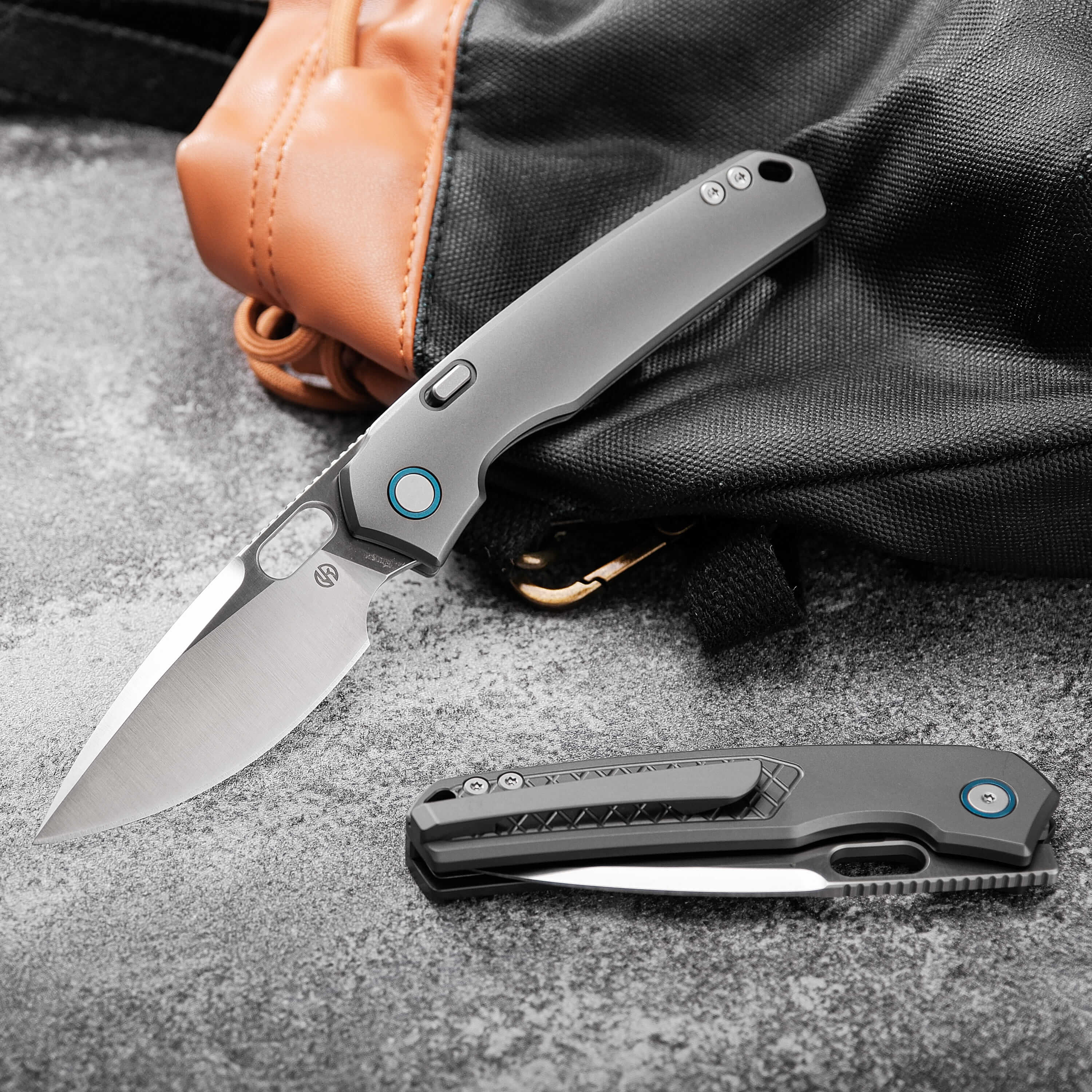 Psyop - Top Liner Lock (3.32" Elmax Blade & Titanium Handle) - A2204 - Image 7