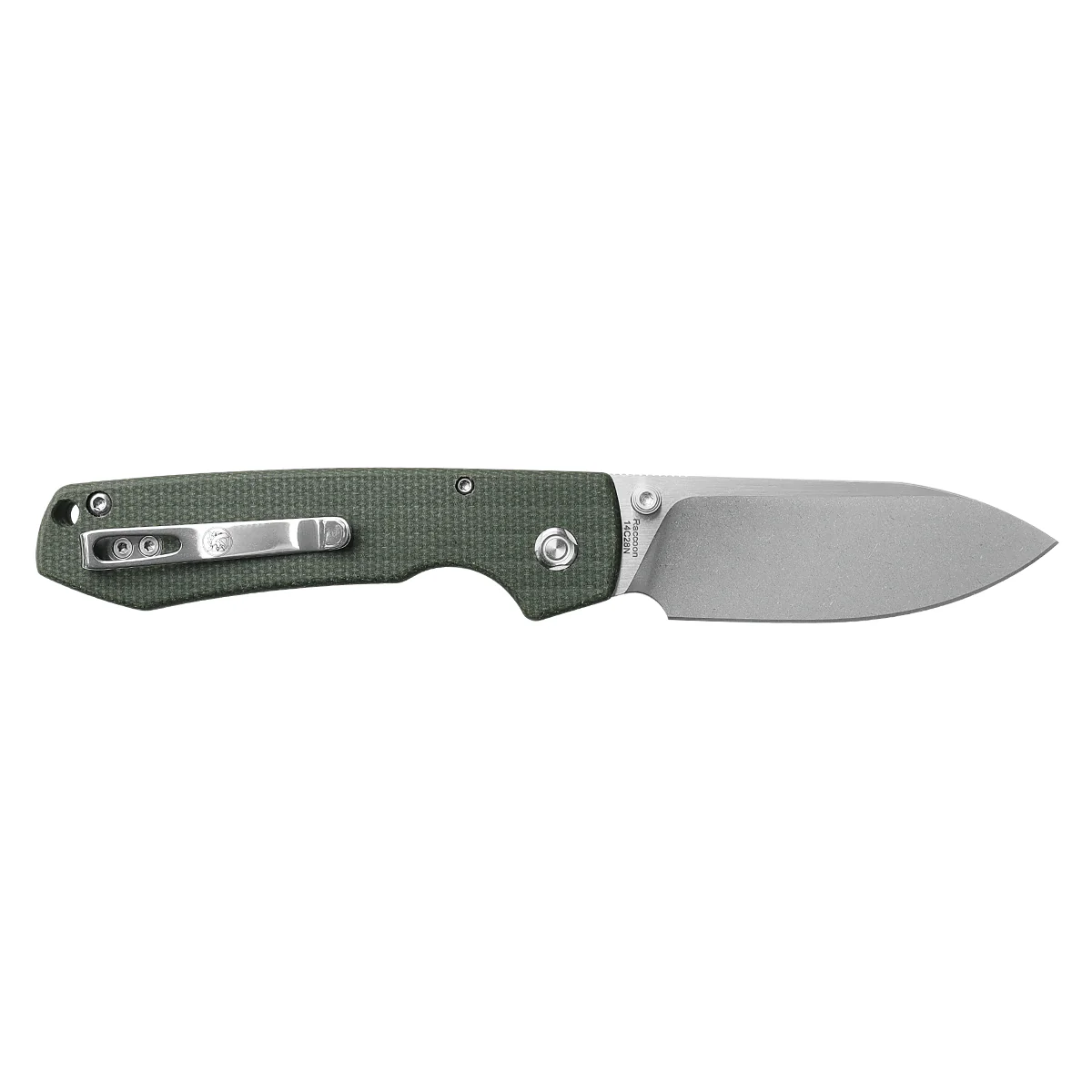 Raccoon® - Button Lock Knife (3.25" 14C28N Blade & Micarta Handle) - RC3SVM1 - Image 3