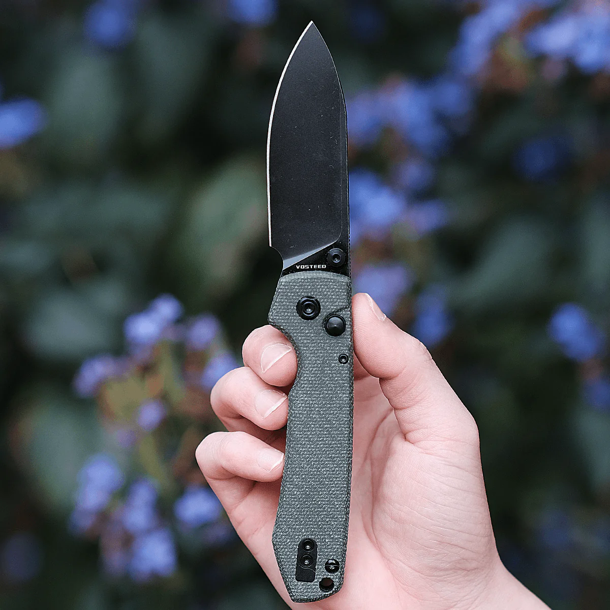 Raccoon® - Button Lock Knife (3.25" 14C28N Blade & Micarta Handle) - RC3SVM4 - Image 4