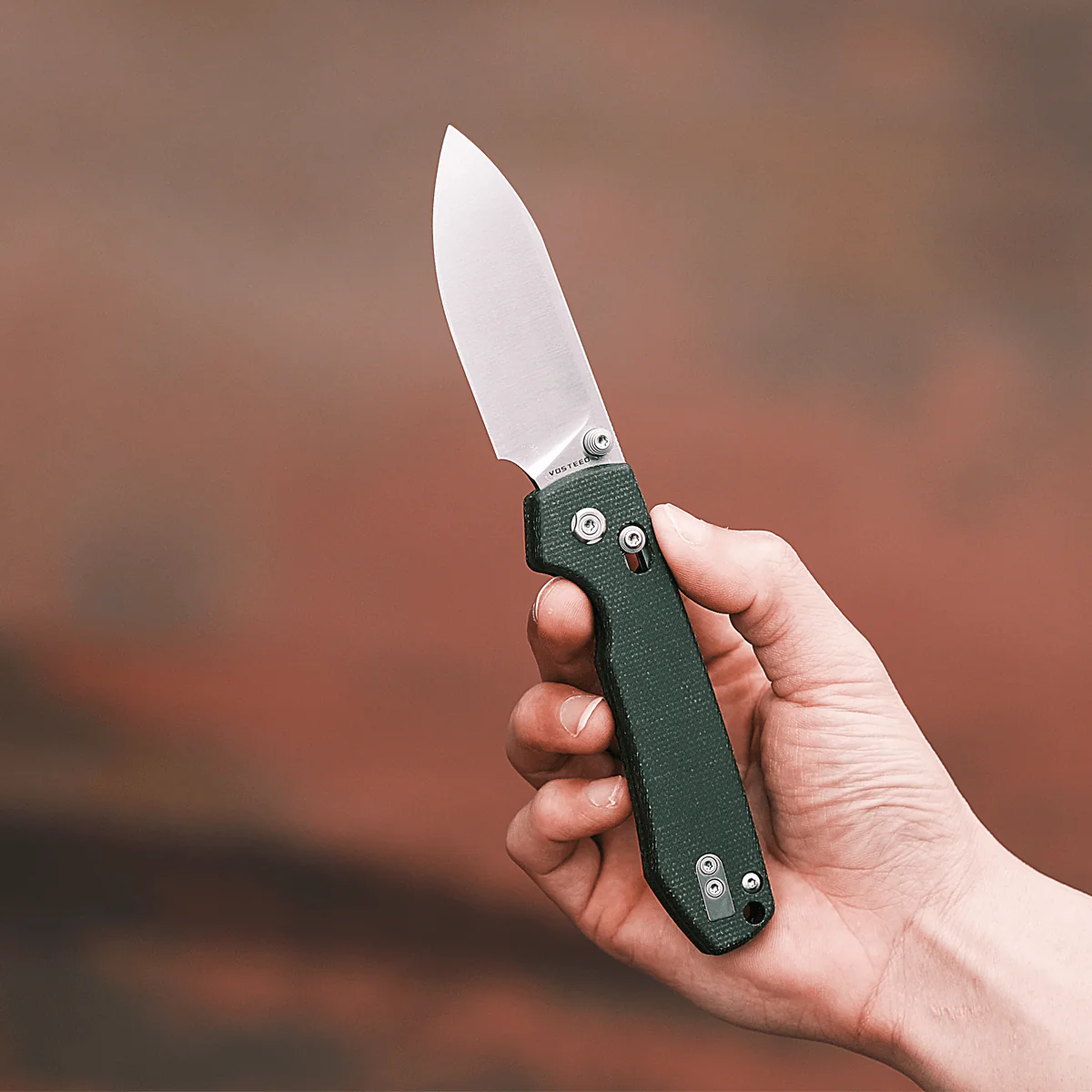 Raccoon® - Crossbar Lock knife (3.25" 14C28N Blade & Micarta Handle) - A0503 - Image 6