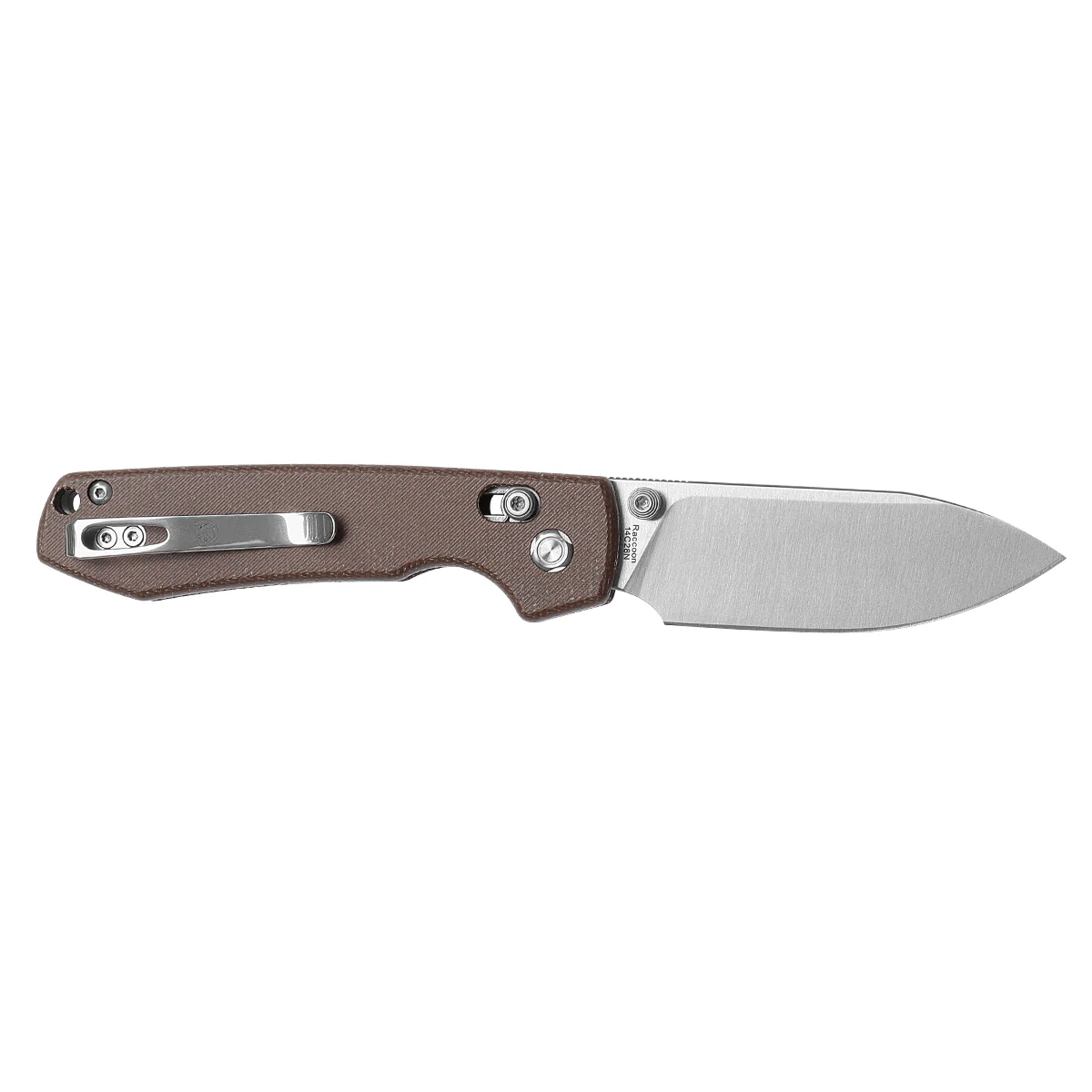 Raccoon® - Crossbar Lock knife (3.25" 14C28N Blade & Micarta Handle) - A0506 - Image 3