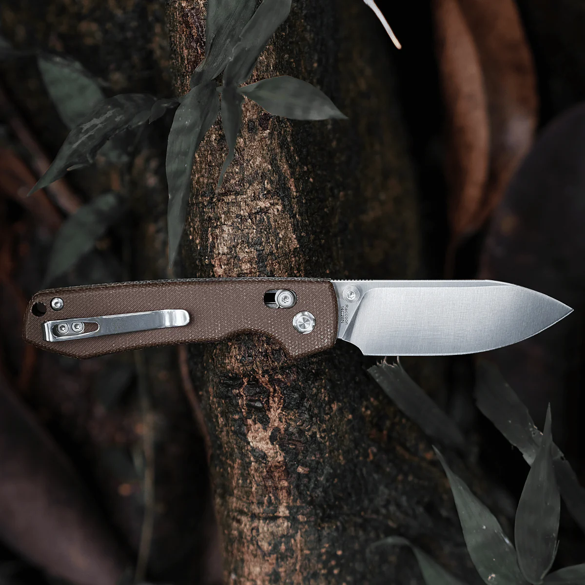 Raccoon® - Crossbar Lock knife (3.25" 14C28N Blade & Micarta Handle) - A0506 - Image 6