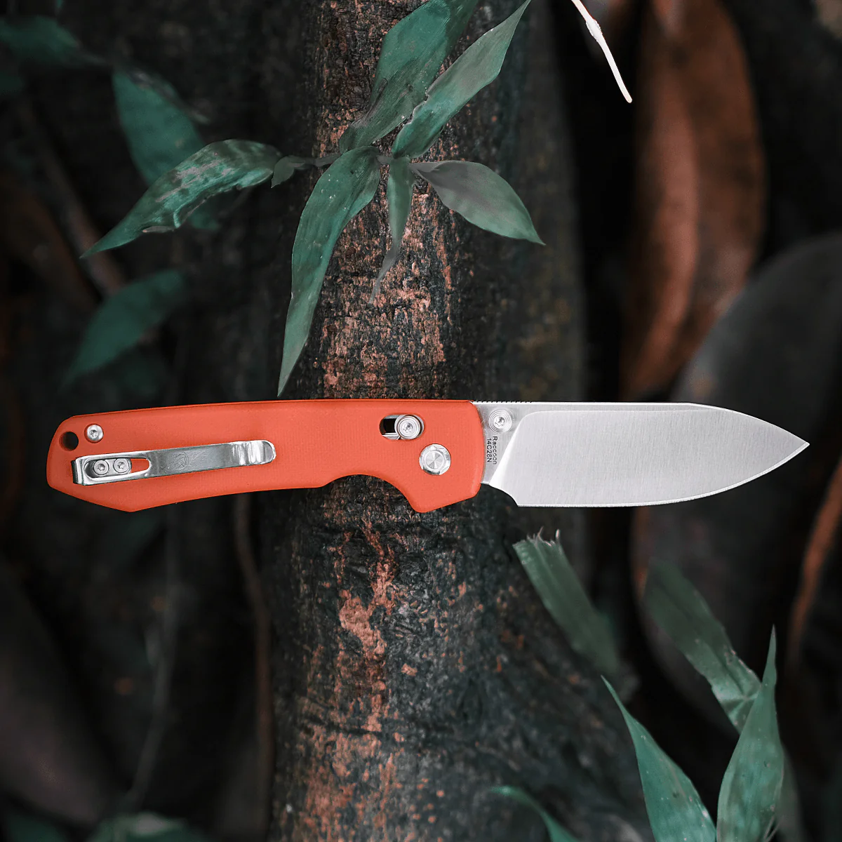 Raccoon® - Crossbar Lock knife (3.25" 14C28N Blade & G10 Handle) - RCCB32VTGO - Image 6