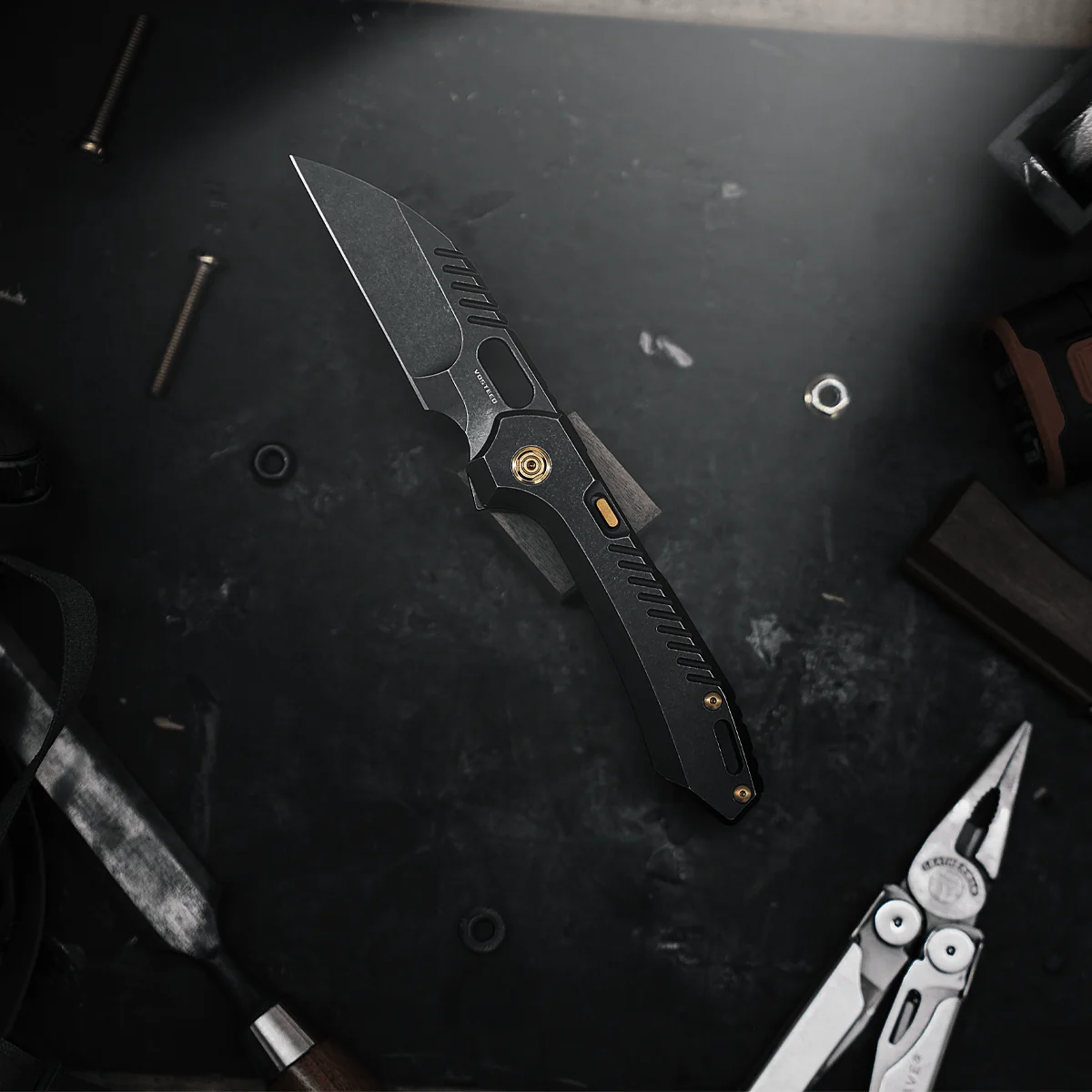 RSKAOS - Top Liner Lock (3.46" M390 Wharncliffe Blade & Titanium Handle) - MHET1 - Image 12