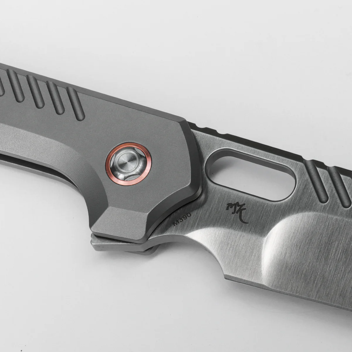 RSKAOS - Top Liner Lock (3.46" M390 Wharncliffe Blade & Titanium Handle) - MHET2 - Image 9