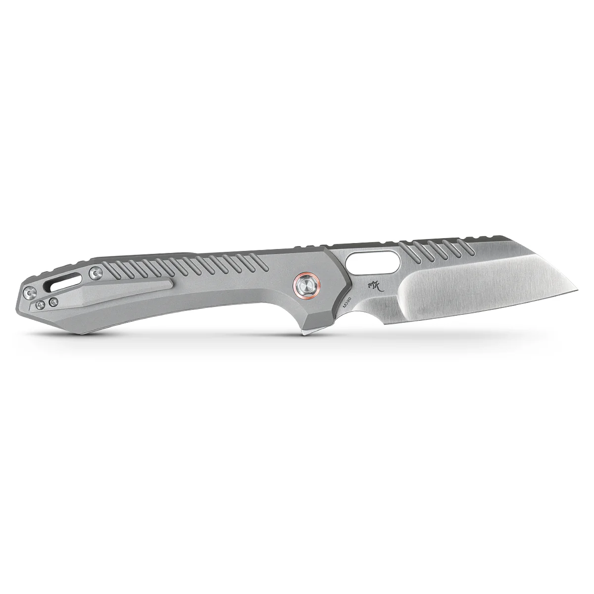 RSKAOS - Top Liner Lock (3.3" M390 Sheepsfoot Blade & Titanium Handle) - MHET4 - Image 3