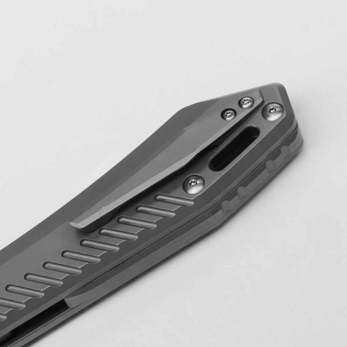 RSKAOS - Top Liner Lock (3.3" M390 Sheepsfoot Blade & Titanium Handle) - MHET4 - Image 8