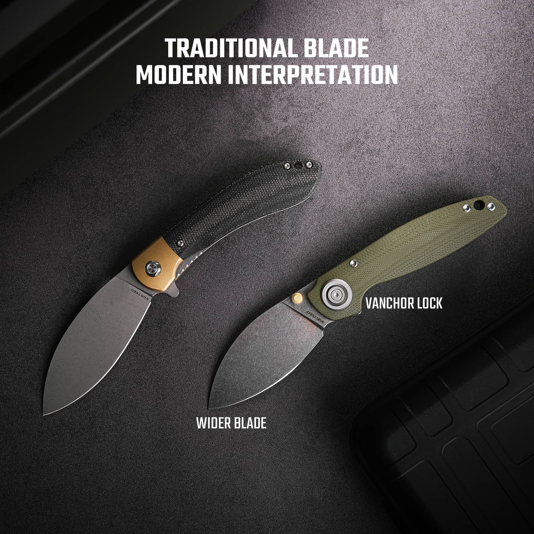 Shilin Cutter® - Vanchor Lock® (2.90" 154CM Blade & G10 Handle) - A2804 - Image 10