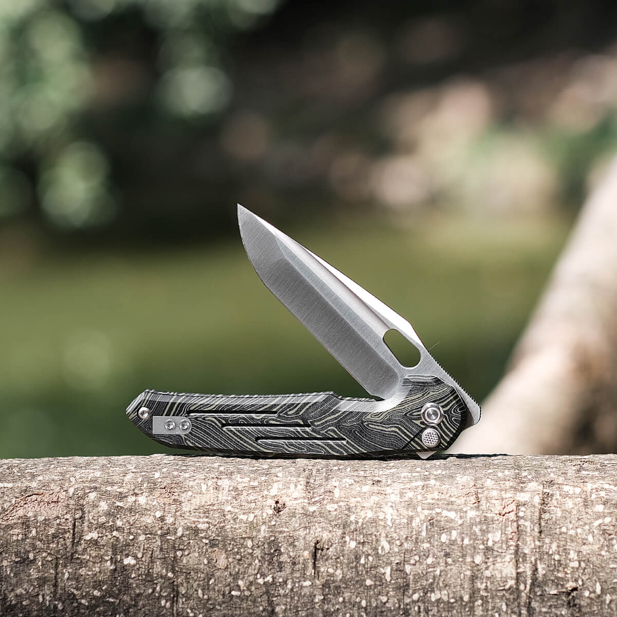 Thunderbird - Trek Lock Knife (3.48" S35VN Blade & Topo G10 Handle) - TB3SG3 - Image 5