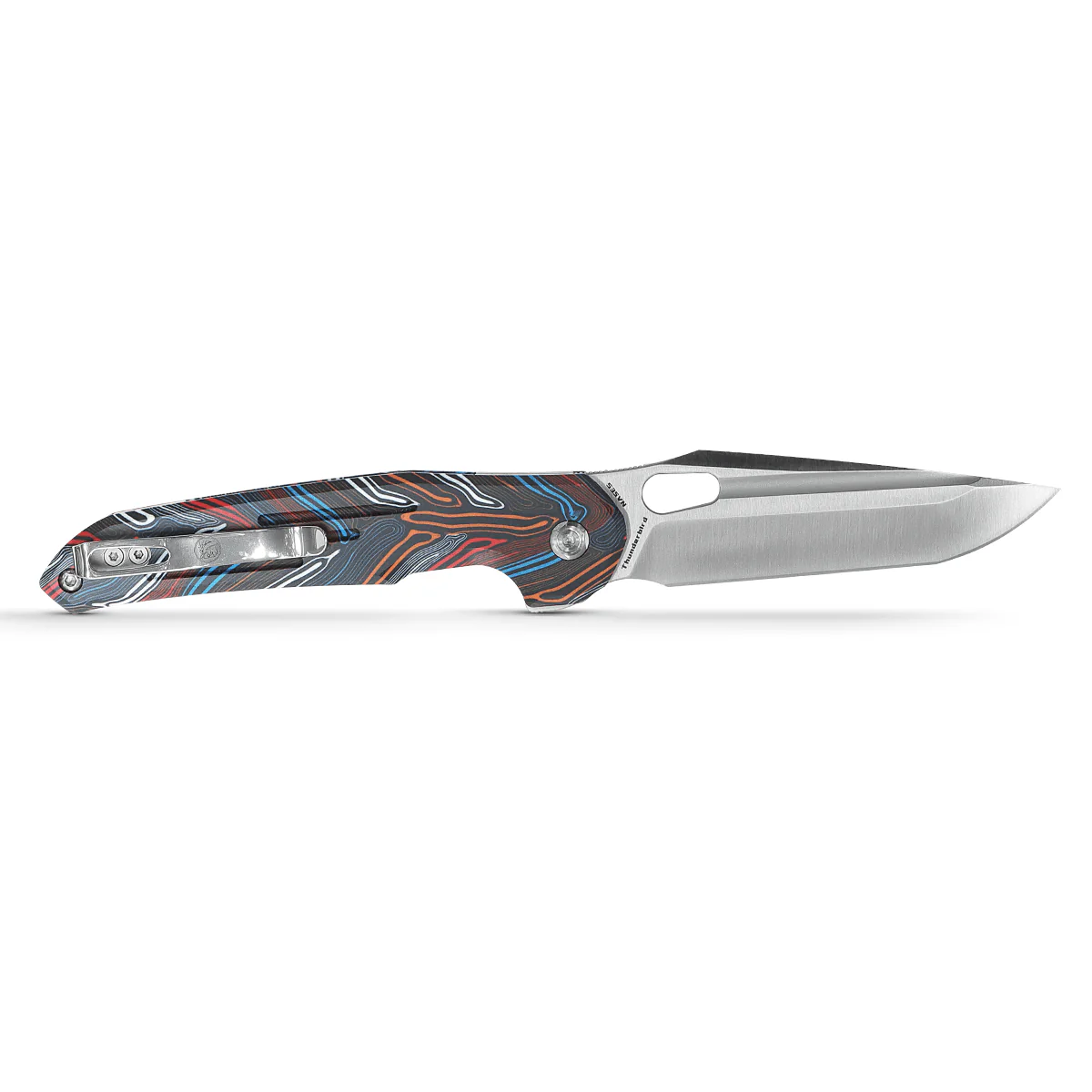 Thunderbird - Trek Lock Knife (3.48" S35VN Blade & Topo G10 Handle) - TB3SG4 - Image 3