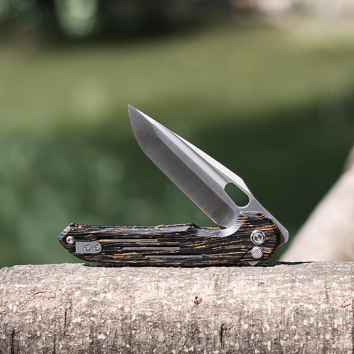Thunderbird - Trek Lock Knife (3.48" S35VN Blade & Topo G10 Handle) - TB3SG5 - Image 5