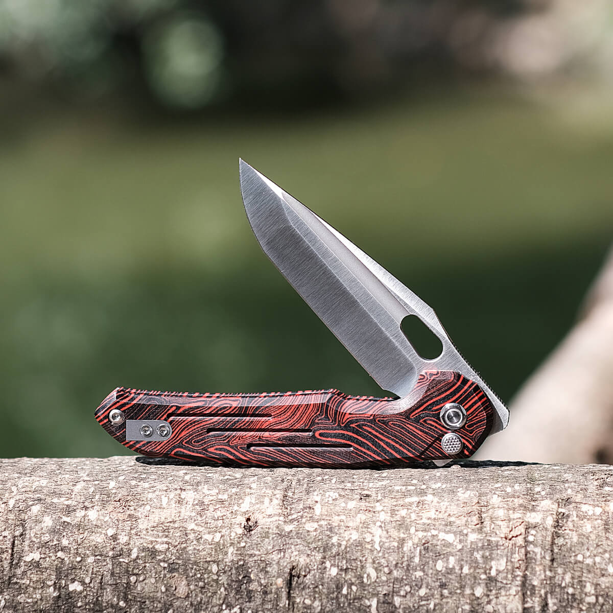 Thunderbird - Trek Lock Knife (3.48" S35VN Blade & Topo G10 Handle) - TB3SG1 - Image 4