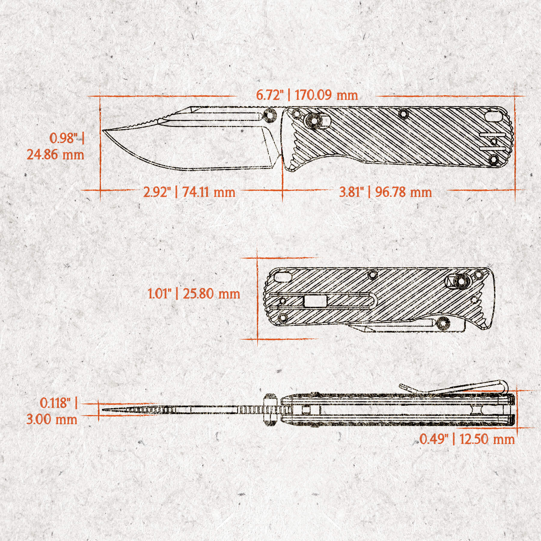 Vombat - Crossbar Lock (2.92" M390 Blade & Aluminum Handle) - A4101 - Image 14