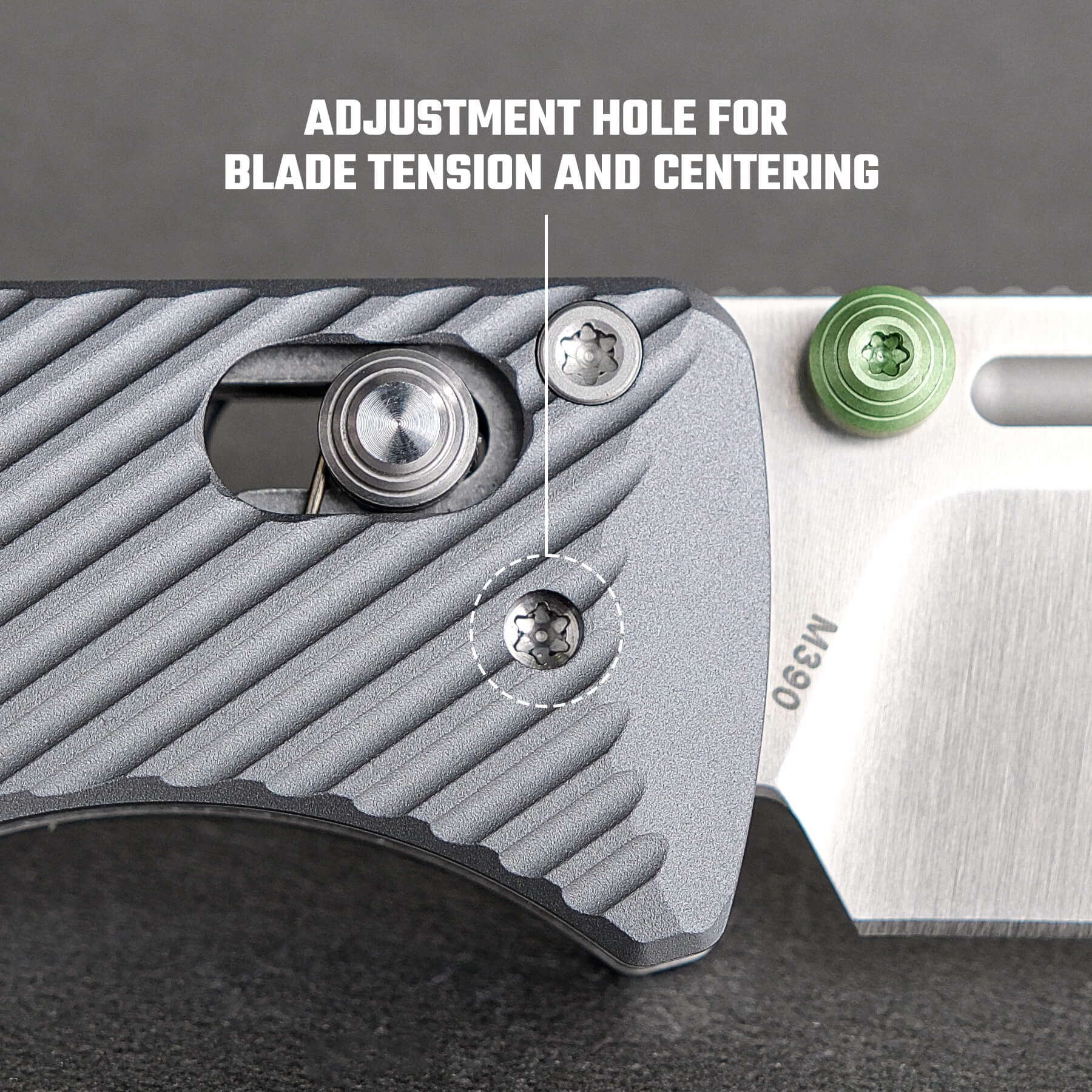 Vombat - Crossbar Lock (2.92" M390 Blade & Aluminum Handle) - A4101 - Image 6