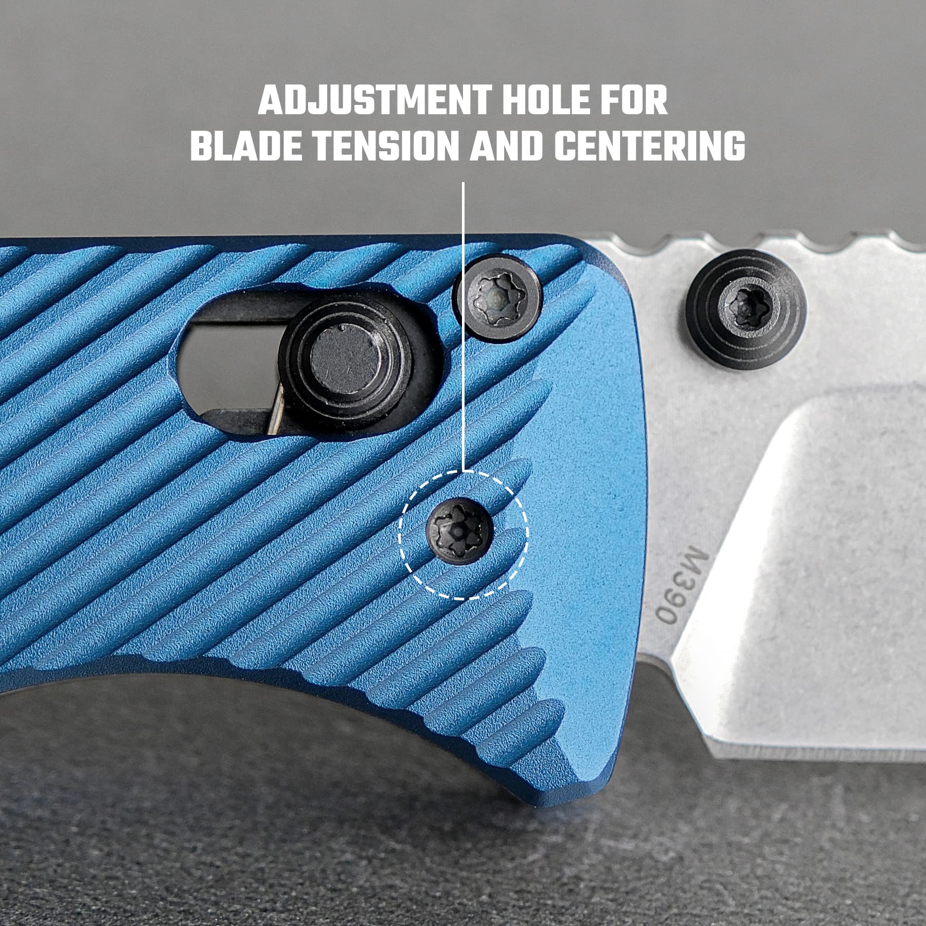 Vombat - Crossbar Lock (2.92" M390 Blade & Aluminum Handle) - A4103 - Image 6
