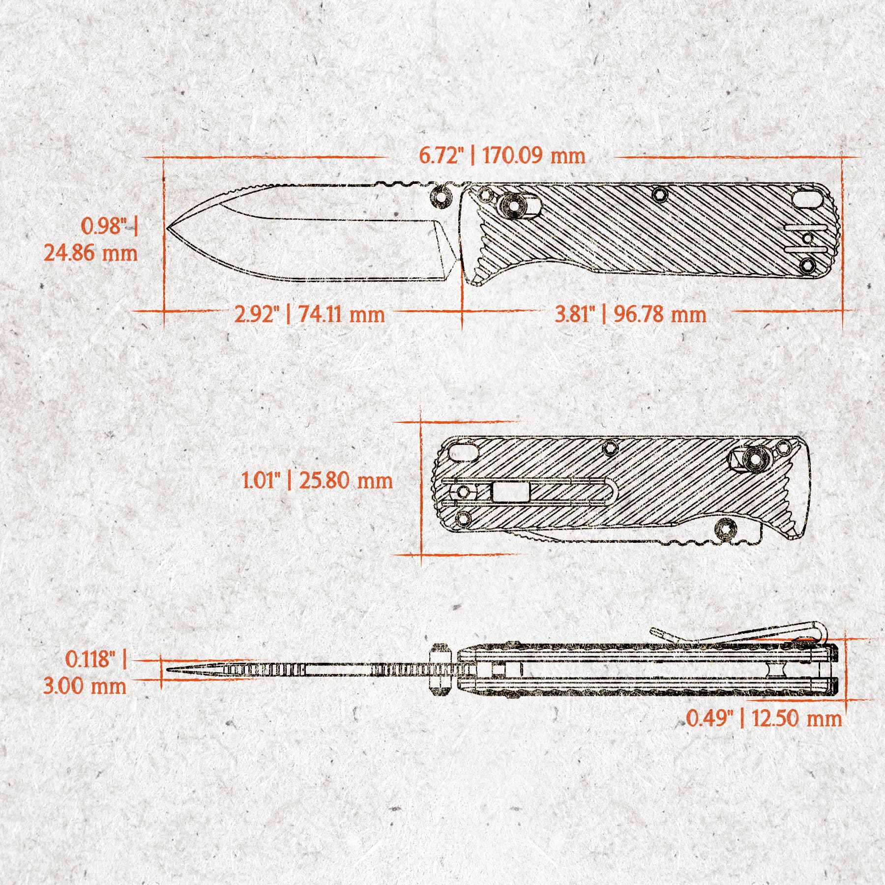 Vombat - Crossbar Lock (2.92" M390 Blade & Aluminum Handle) - A4105 - Image 14